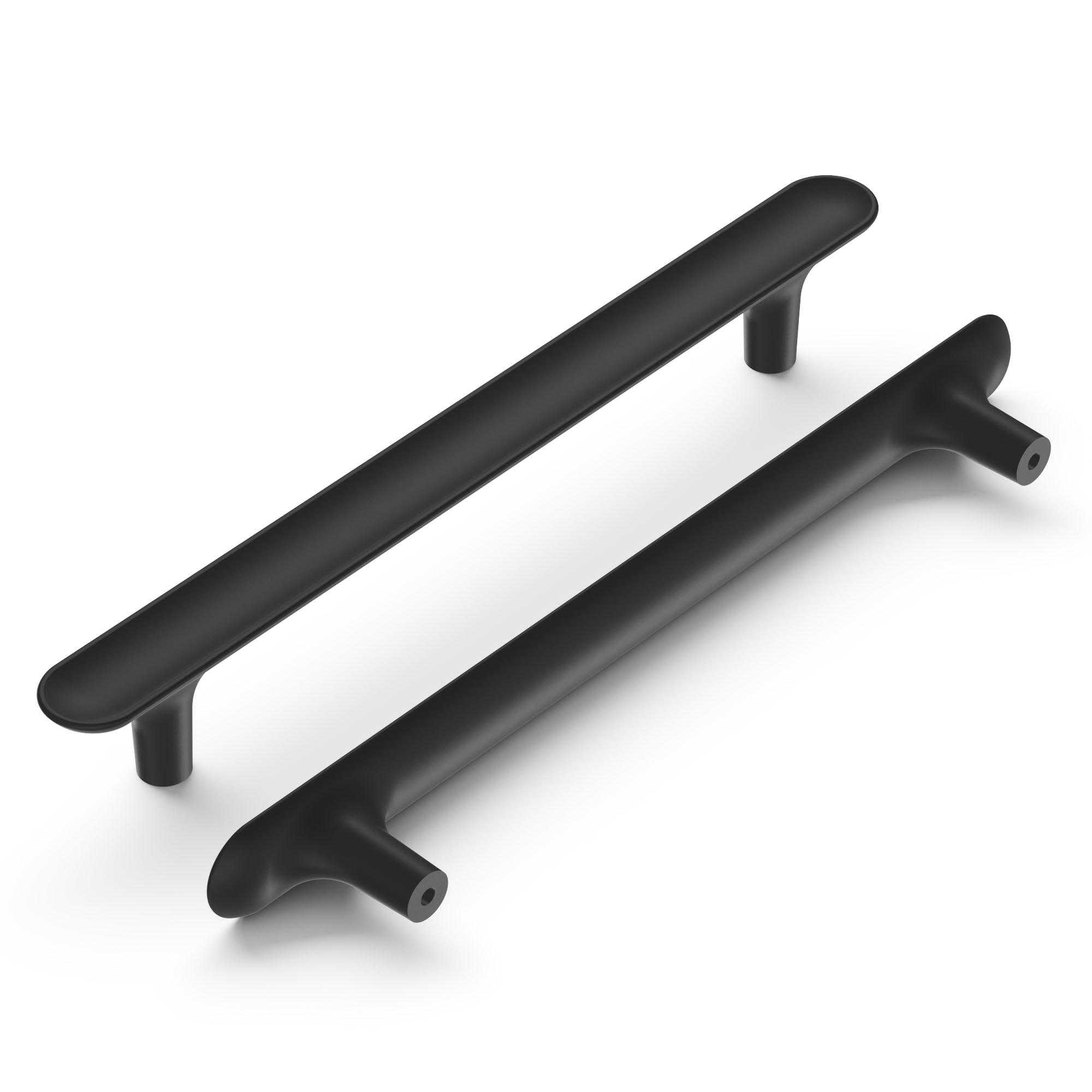 Matte Black 6-5/16 Inch Modern Kitchen Cabinet Pulls