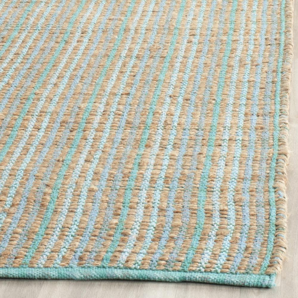 Cape Cod CAP831 Hand Woven Area Rug - Green - 6'x6' - Safavieh.