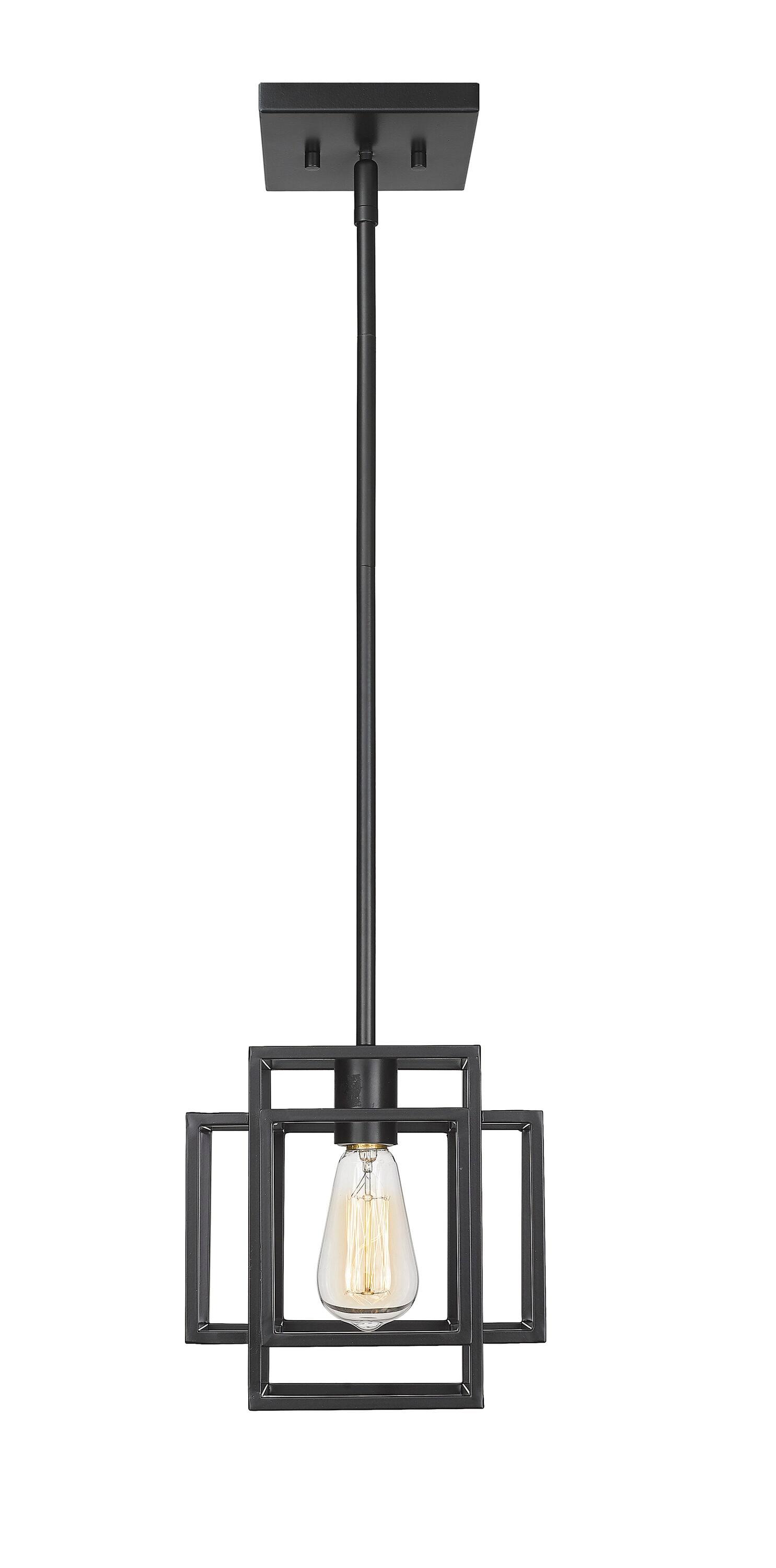 Z-Lite Titania 1 - Light Pendant in  Matte Black