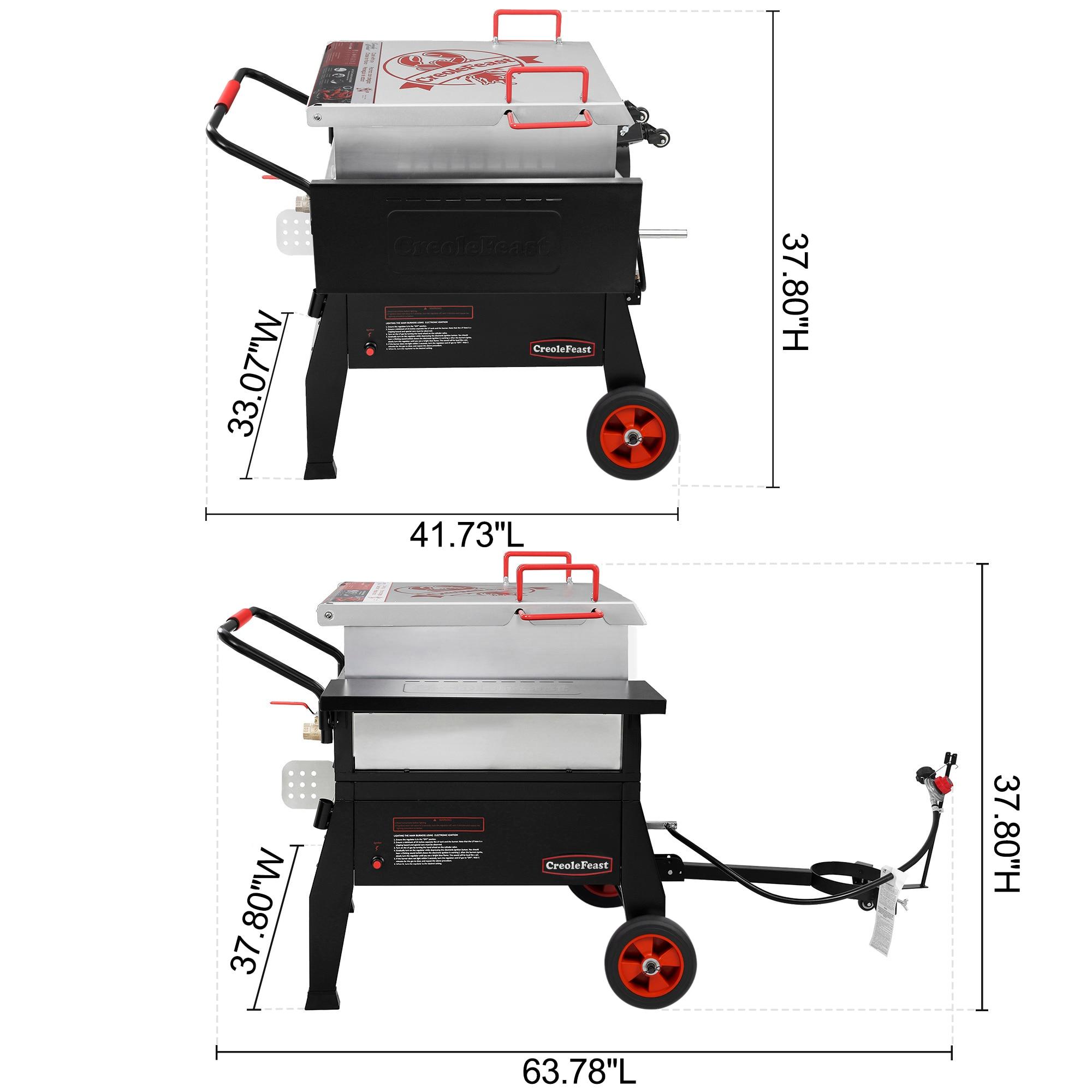 Creole Feast Single Burner High Pressure Propane Outdoor Stove