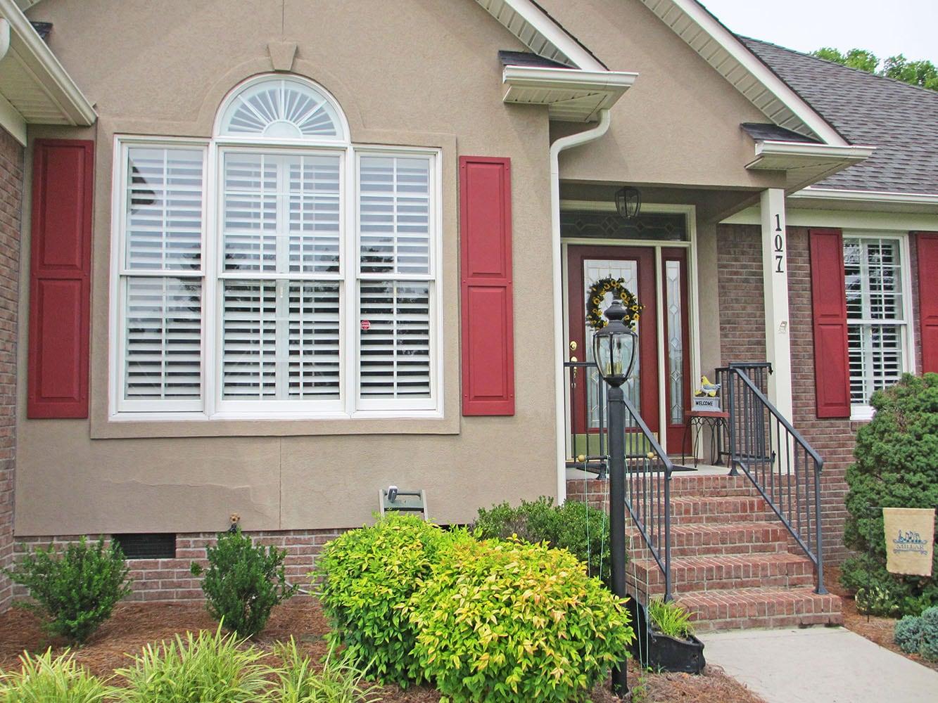 14 1/2"W x 37"H Lifetime Vinyl, TailorMade Two Equal Panels, Raised Panel Shutters, Clay