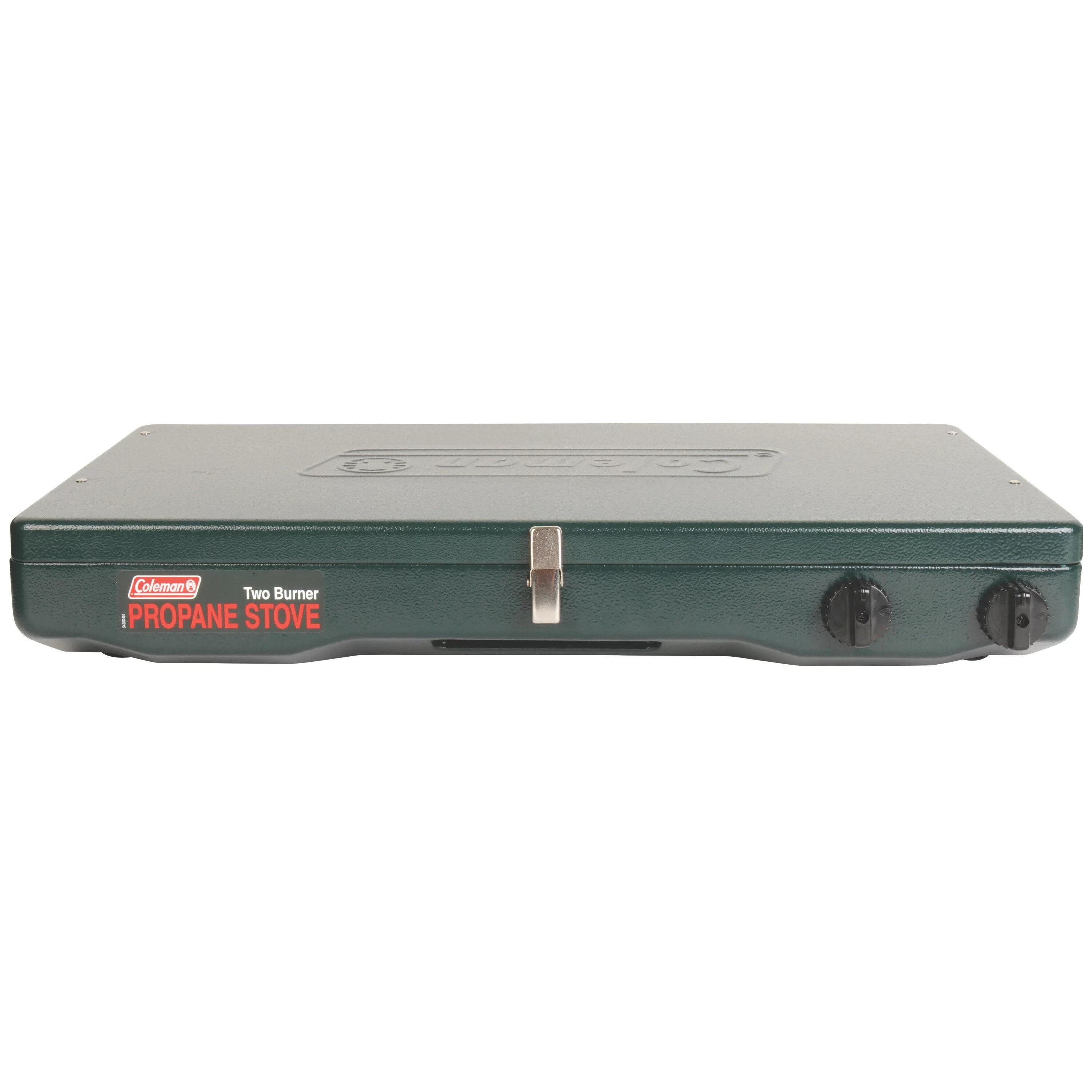Coleman Matchlight 2-Burner Propane Stove, 10,000 BTU, Black