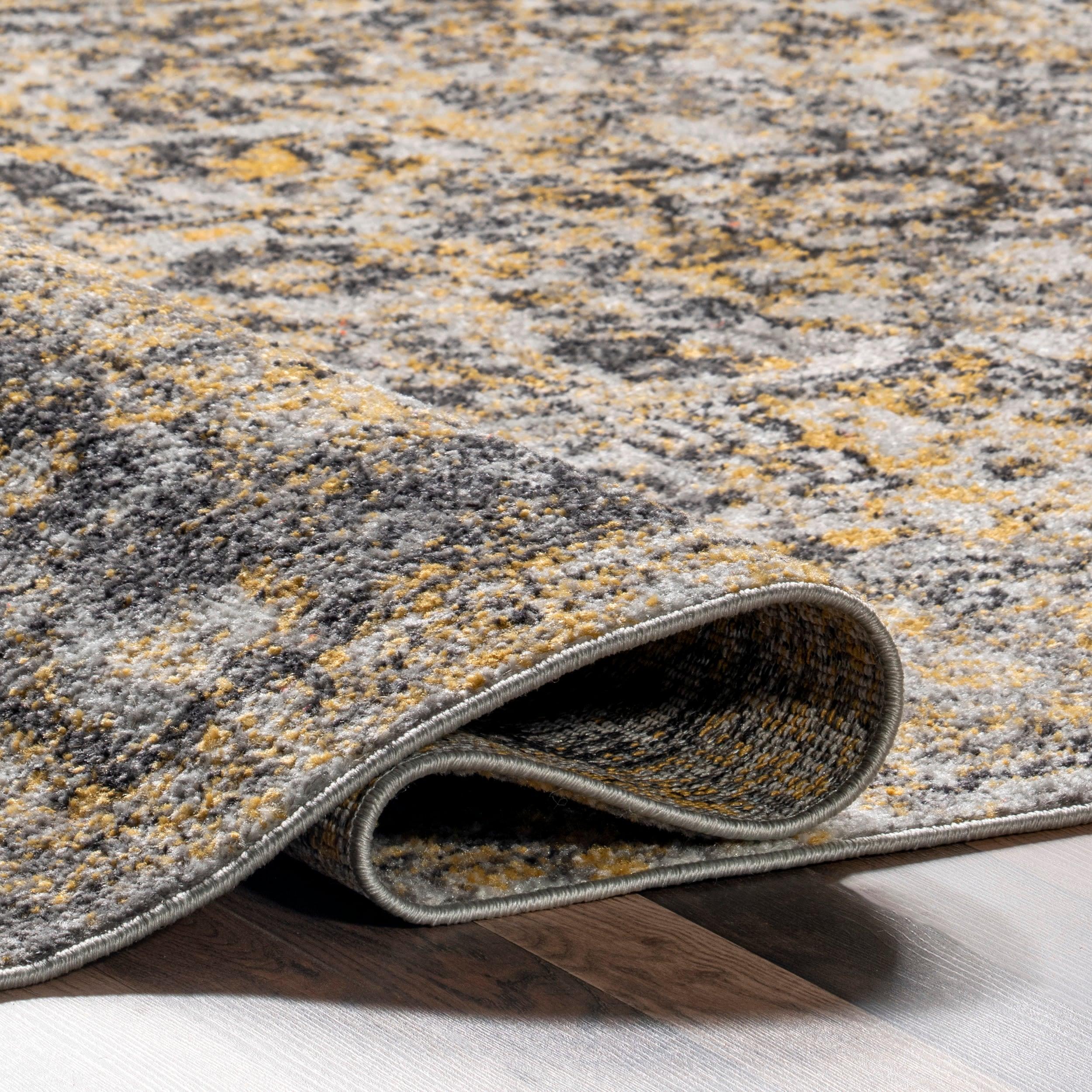 Nuloom Lilah Oriental/Persian 3x5 Accent Indoor Area Rug for Living Room Bedroom Dining Room Entryway Kitchen, Gold/Multicolor