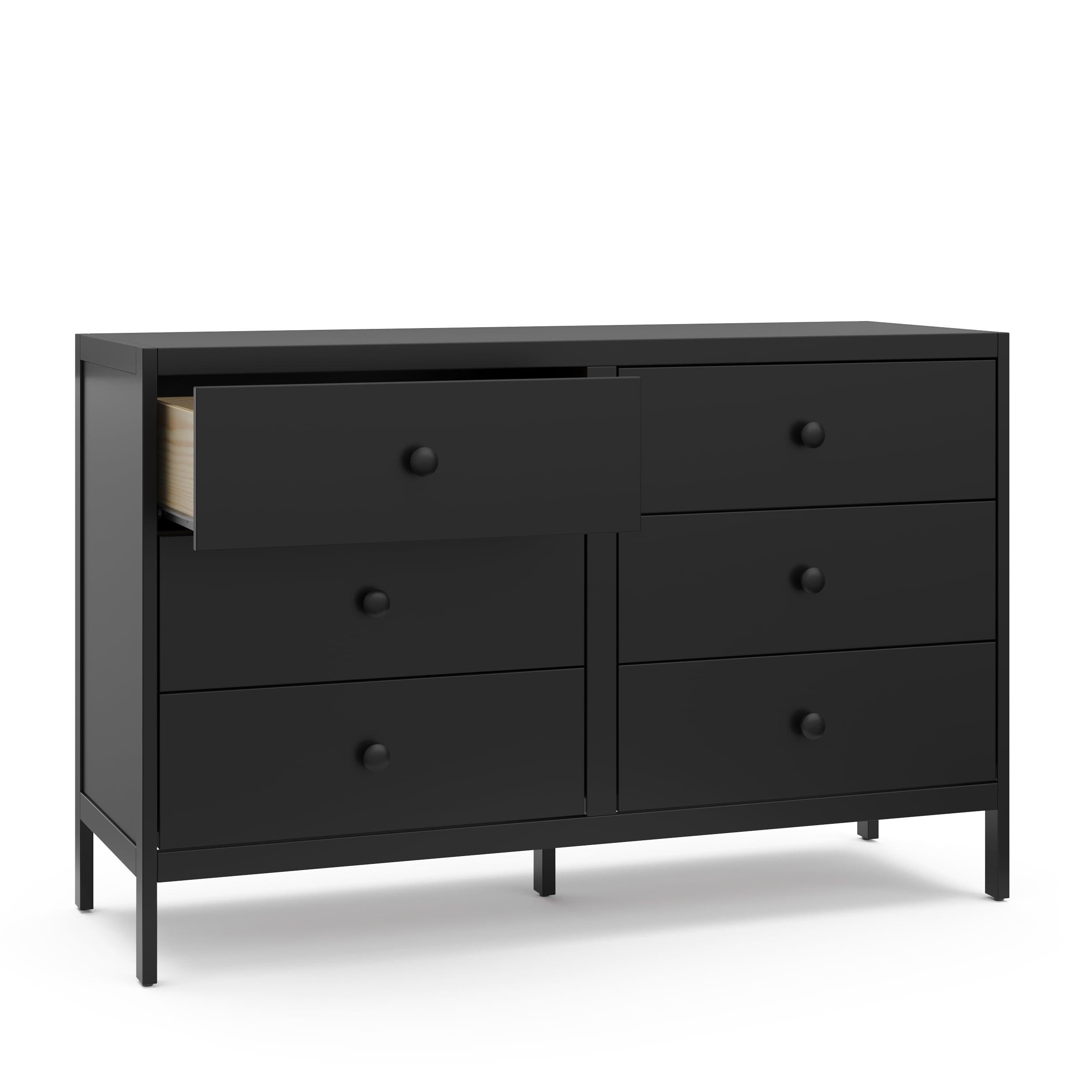 Graco Universal 6-Drawer Double Dresser - Black