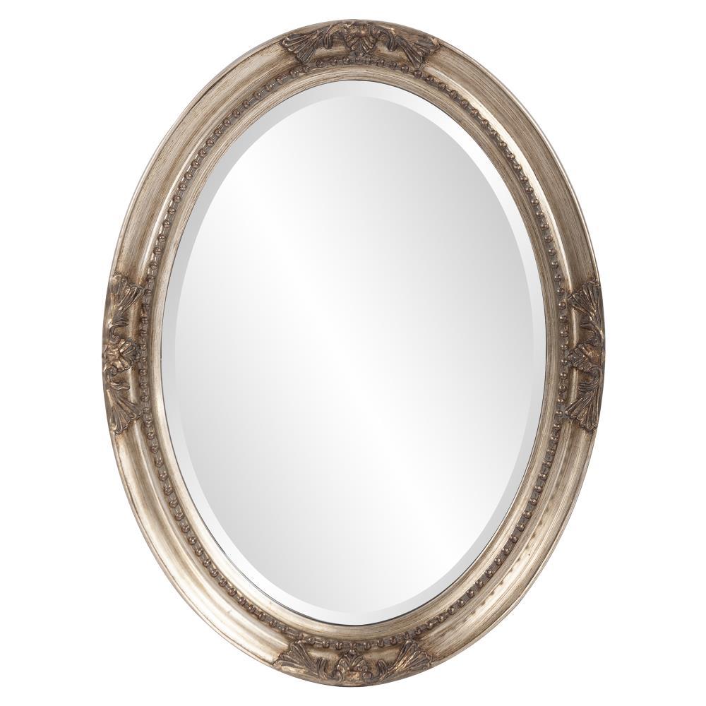 Queen Ann Antique Silver Leaf Mirror - Howard Elliott