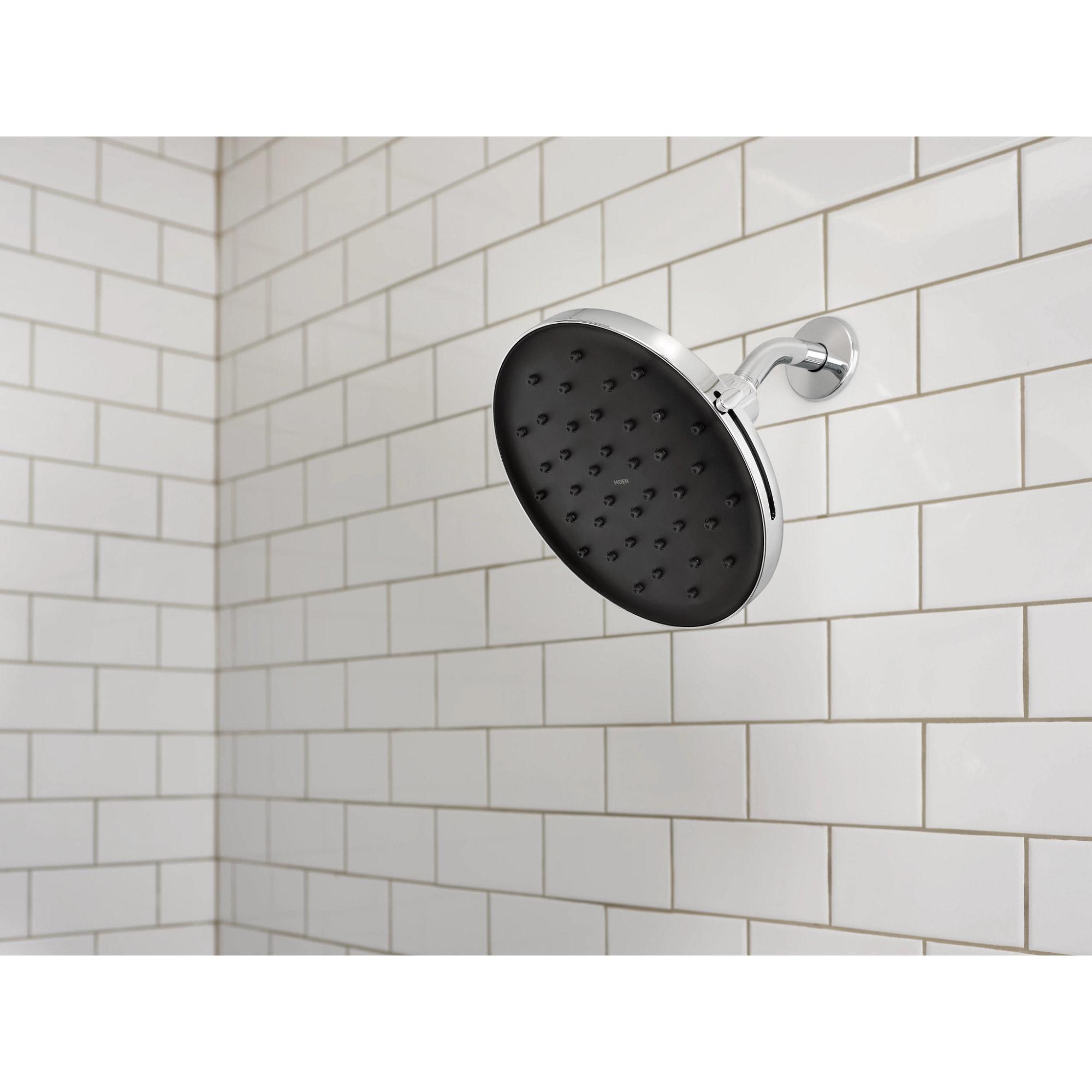 MOEN Verso Magnetix 8-Spray Patterns with 1.75 GPM 9 in. Wall Mount Fixed Shower Head in Chrome, Grey