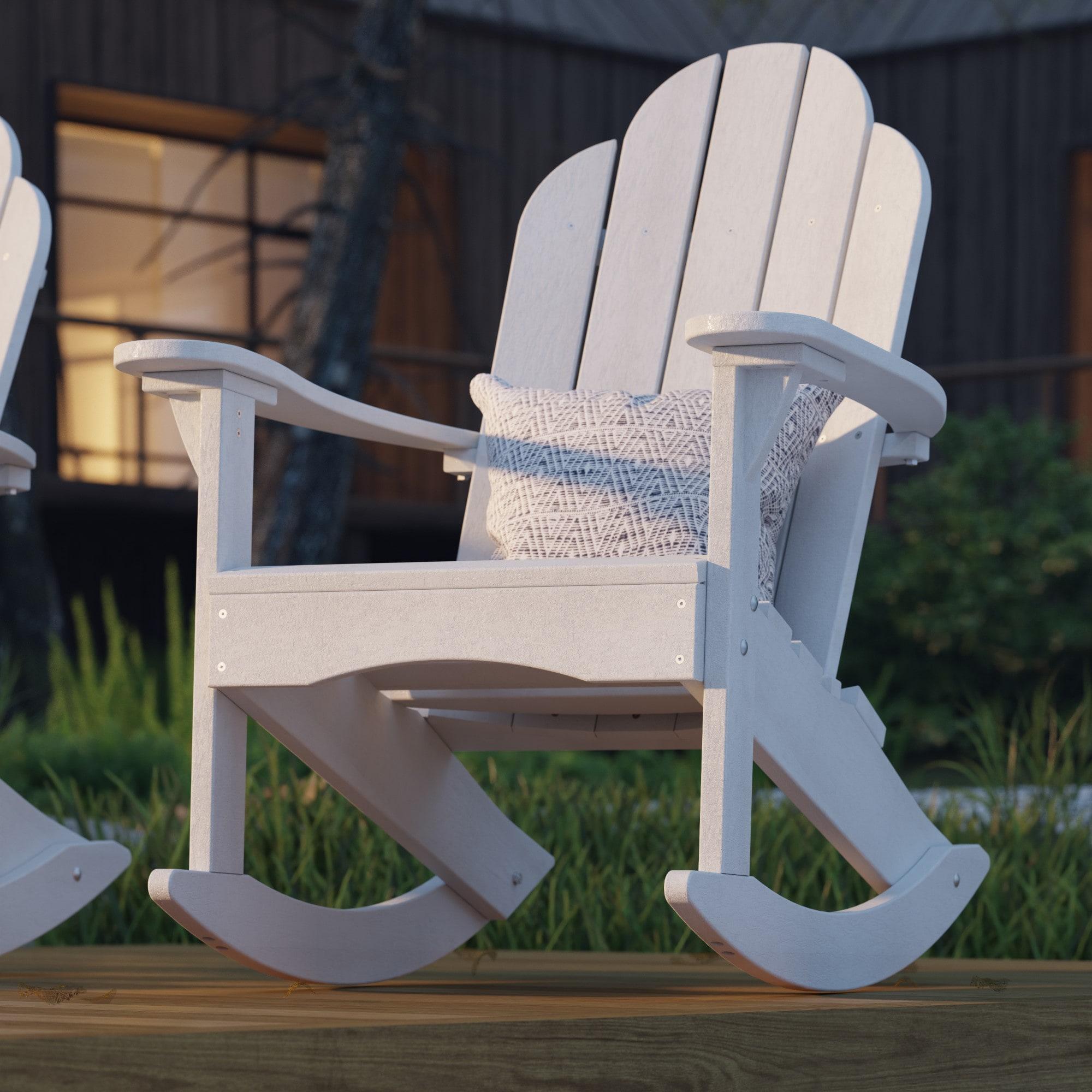 Classic Adirondack Rocking Chair