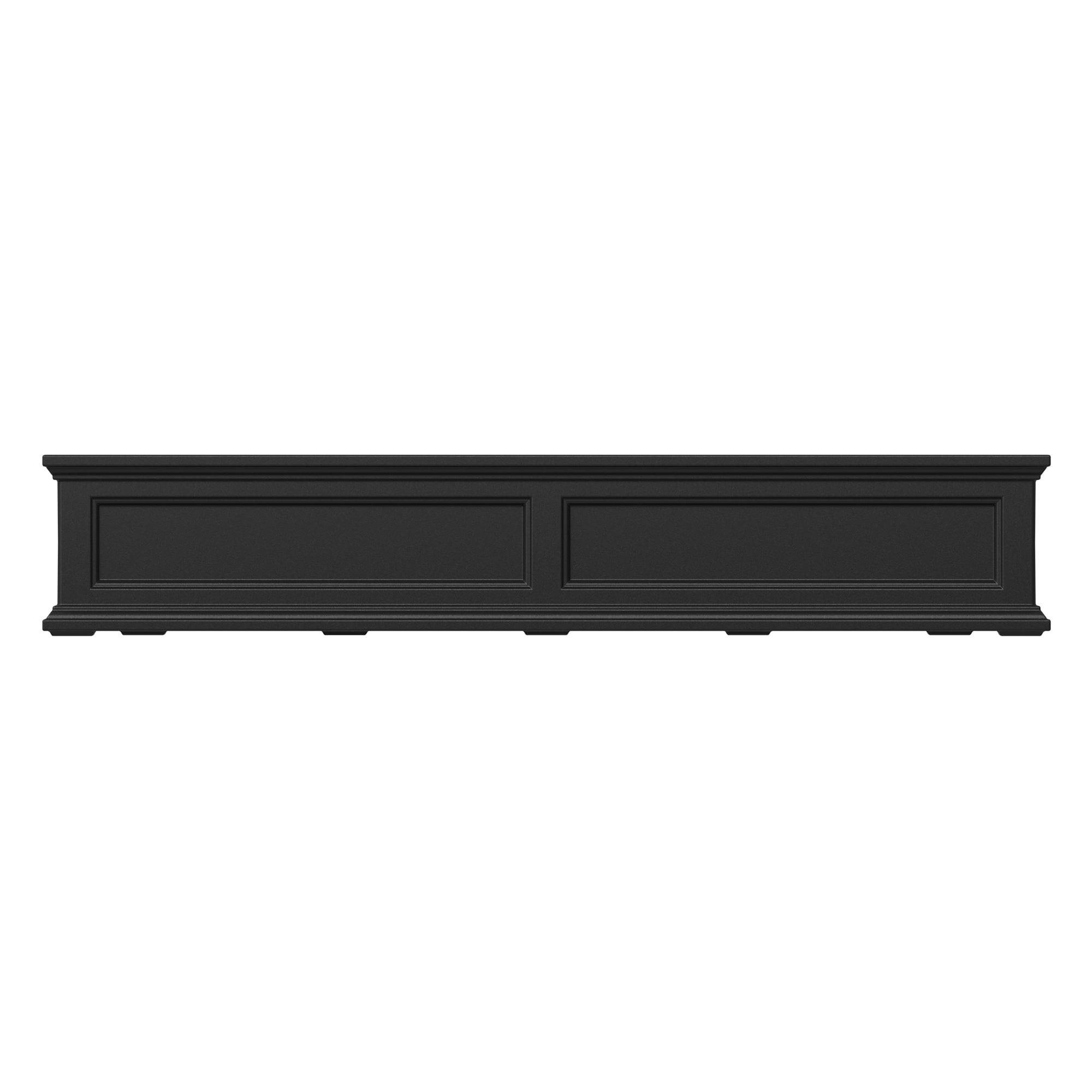 The Anastasiya Resin Window Box Planter with Water Reservoir