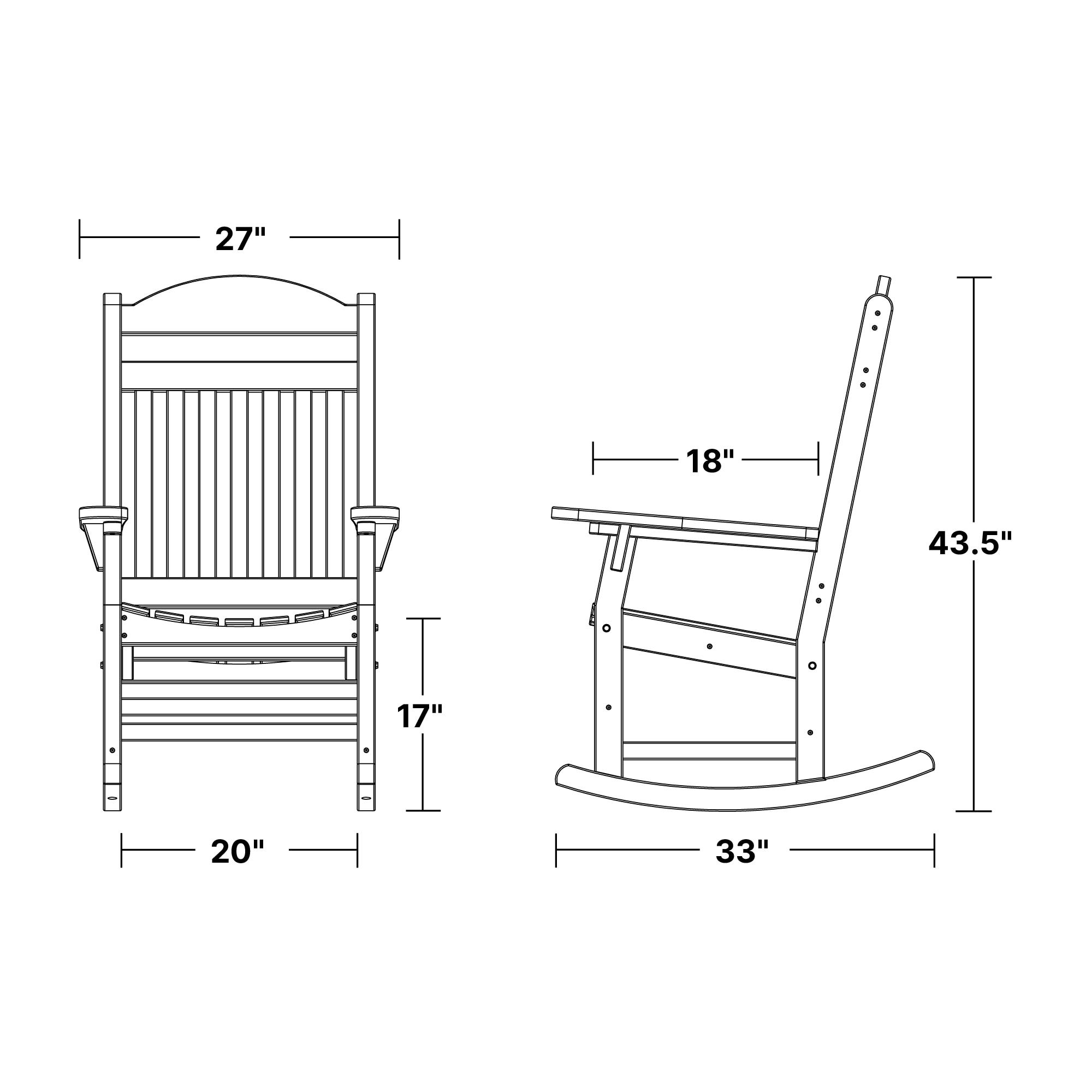 Heritage Traditional Outdoor Rocking Chair