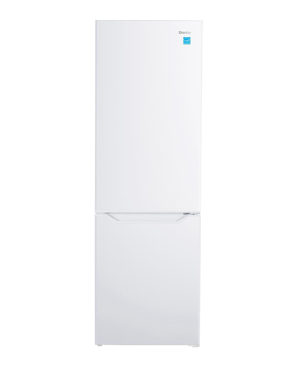 Danby 10 cu. ft. Bottom Mount Apartment Size Fridge in White (DBMF100B1WDB)