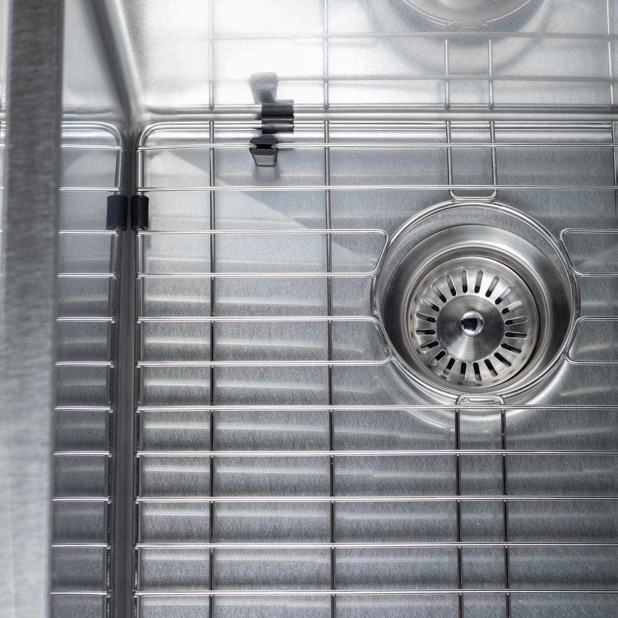 ZLINE 36 in. Courchevel Farmhouse Apron Mount Double Bowl DuraSnow Stainless Steel Kitchen Sink W/ Bottom Grid (SA60D-36S)