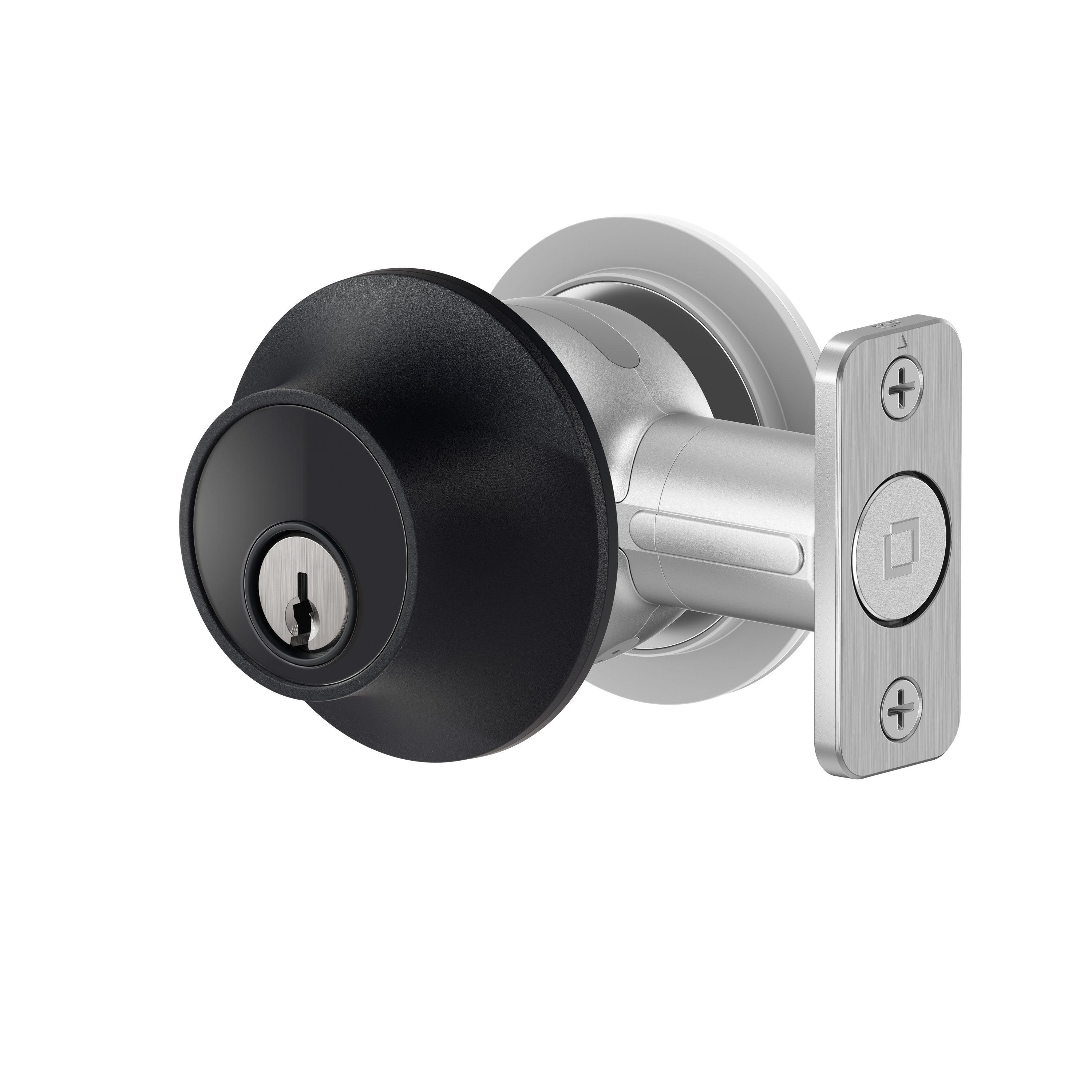 Level Lock Smart Lock, Keyless Entry, Smartphone Access, Bluetooth Enabled, Works with Apple HomeKit - Matte Black