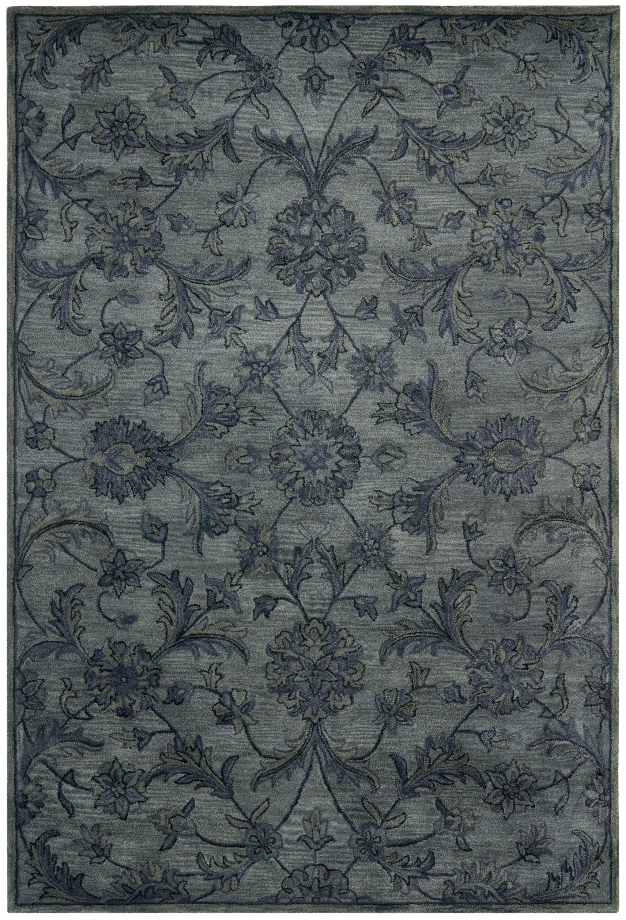 Antiquity AT824 Hand Tufted Indoor Area Rug - Grey/Multi - 6'x9' - Safavieh