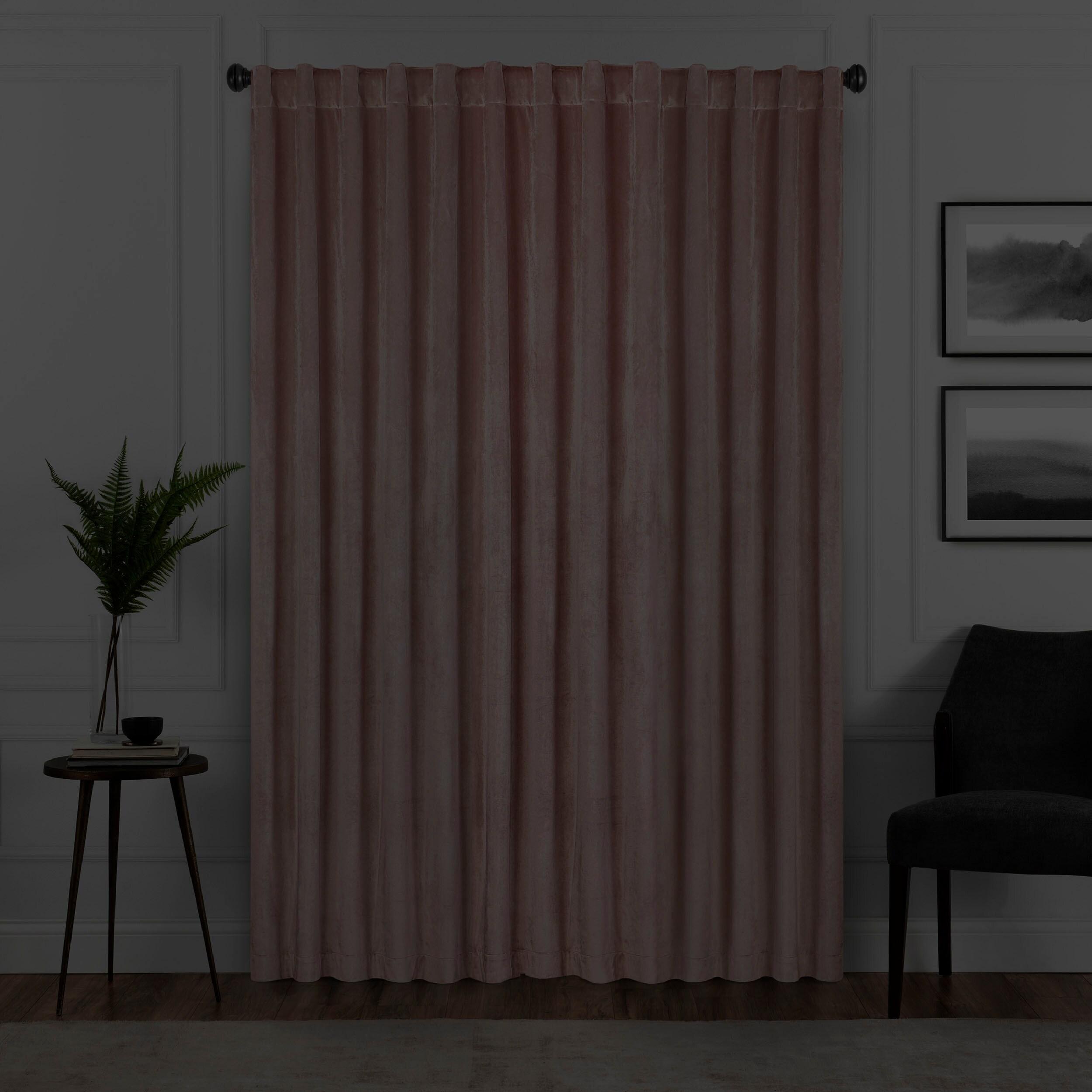Eclipse Eclipse Harper Velvet Absolute Zero Blackout Window Panel
