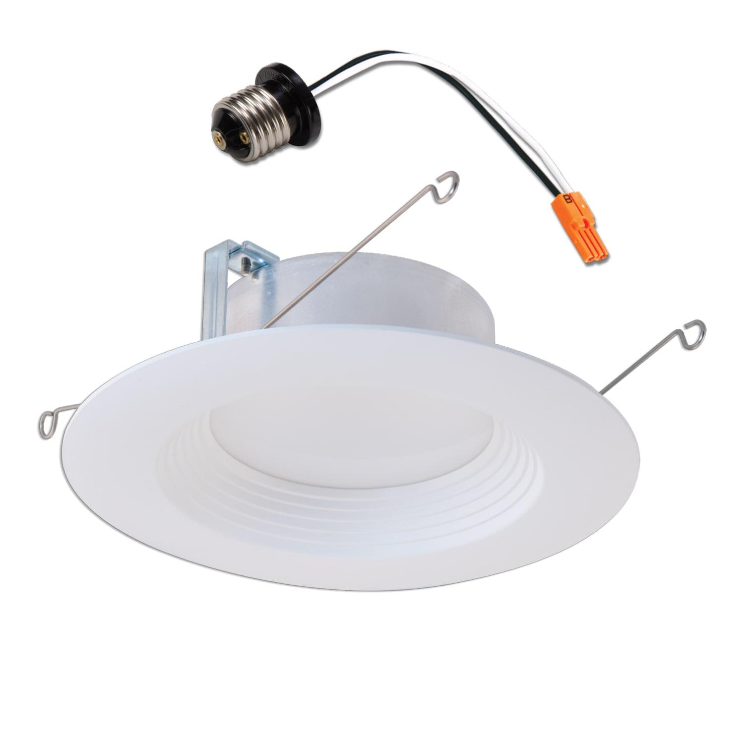 Halo Matte White 5-6 in. W LED Retrofit Recessed Lighting