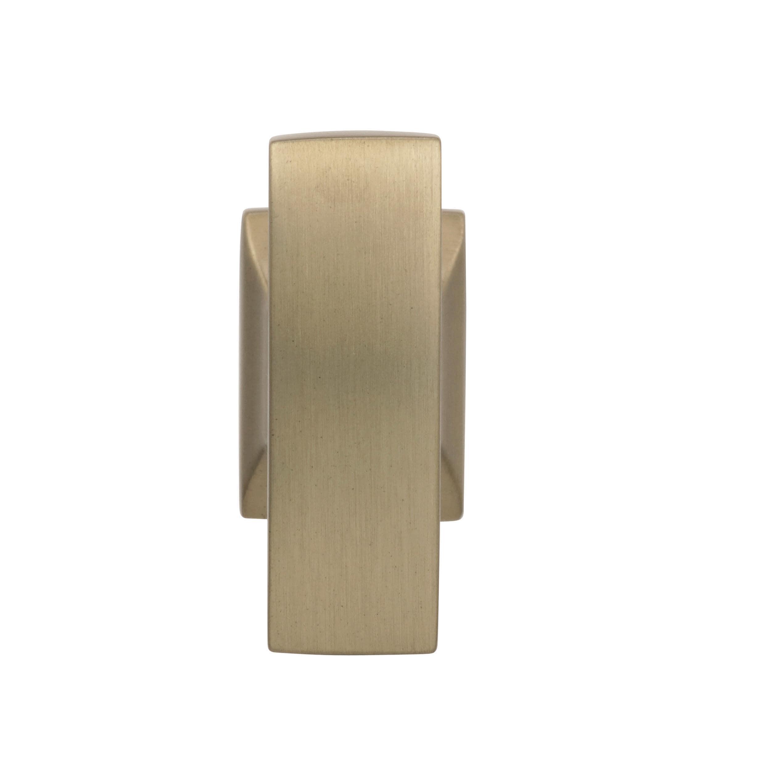 Amerock Westerly 1-5/16 inch (33mm) Length Golden Champagne Cabinet Knob