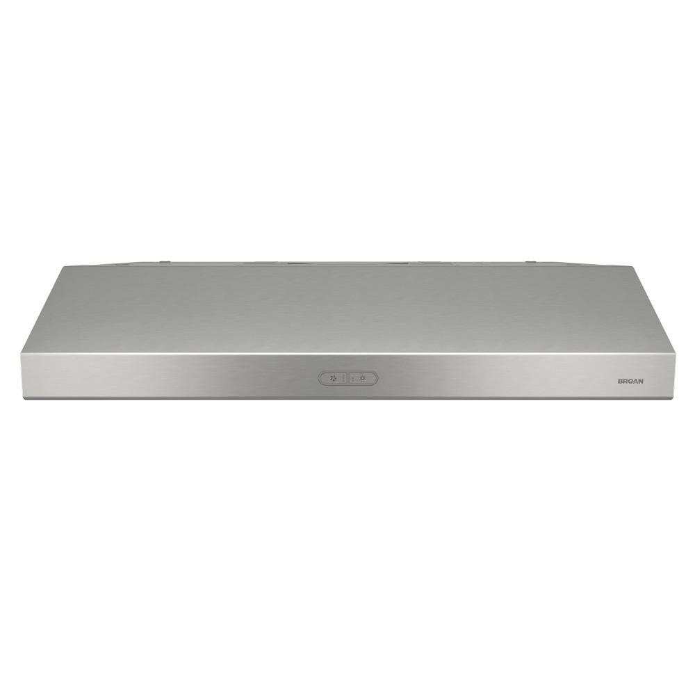 Broan NuTone Broan NuTone 36" Steel 375 CFM Convertible Under Cabinet Range Hood with Mesh Filter BCDF136SS