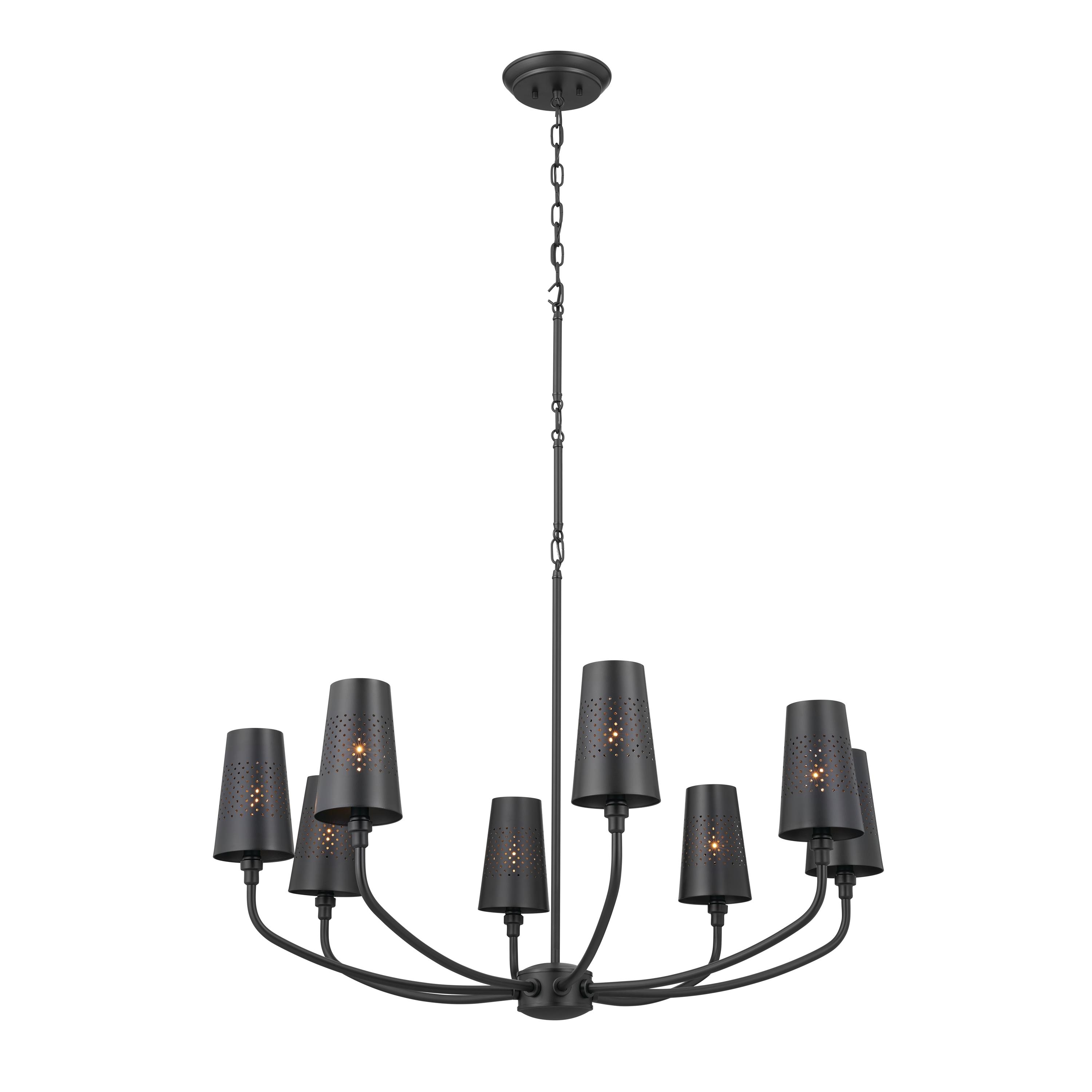 Kichler Lighting Adeena 8 - Light Chandelier in  Black