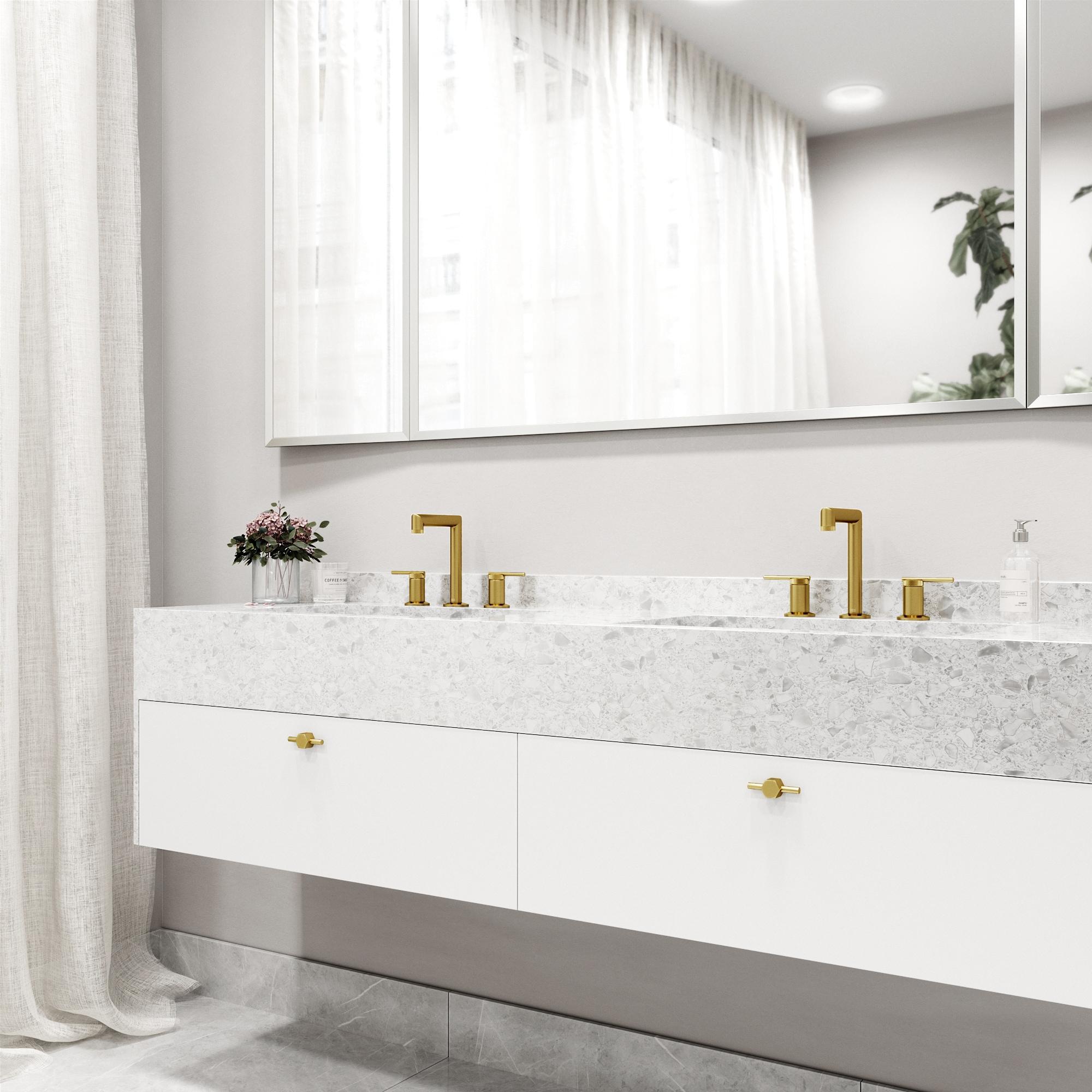 Sterling 7" H Two Handle Widespread Bathroom Faucet