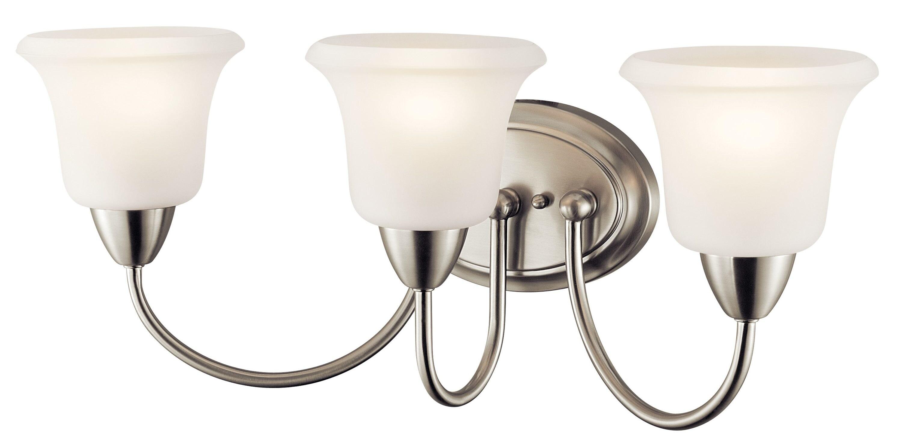 Kichler Lighting Nicholson 3 - Light Vanity in  Brushed Nickel