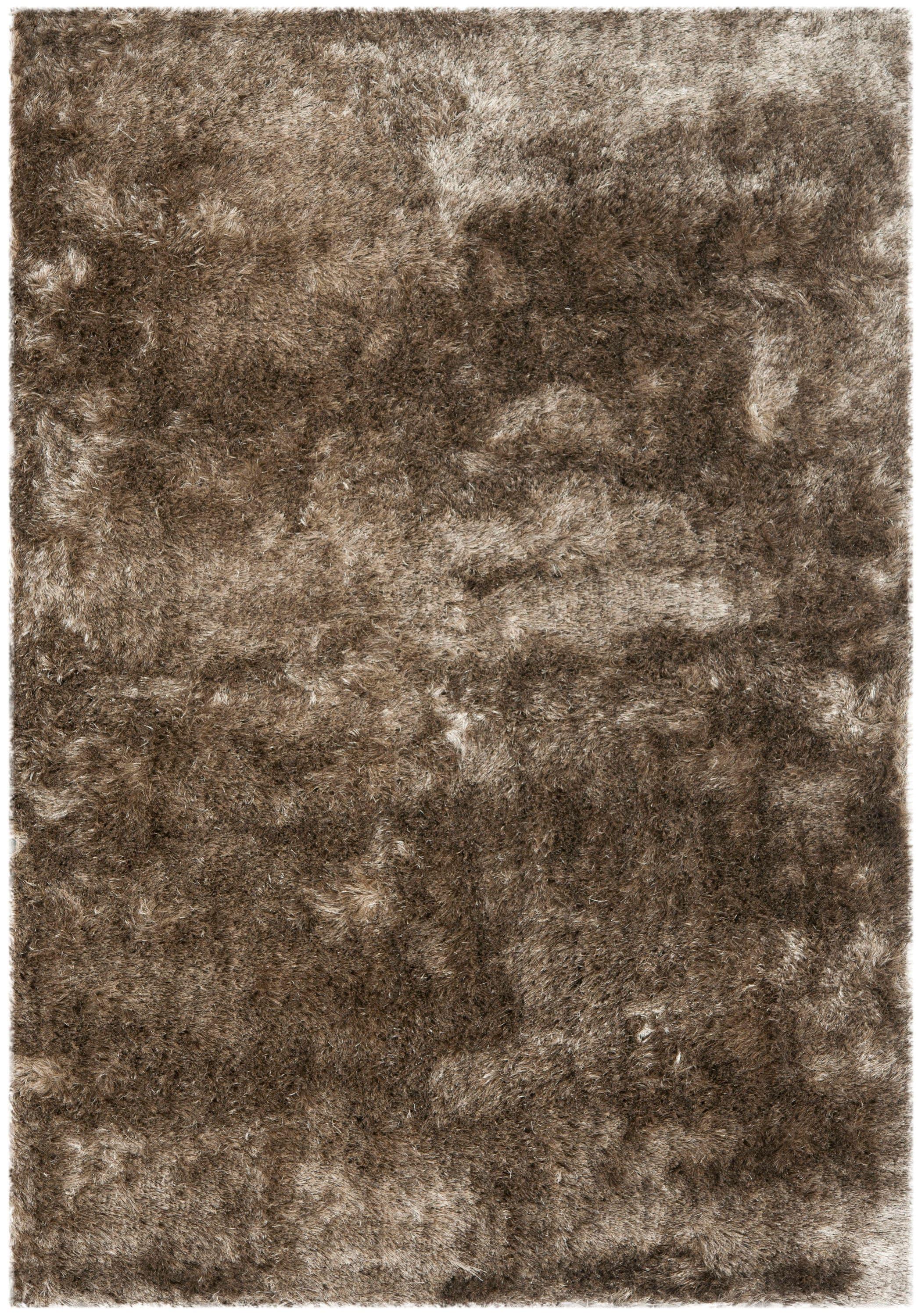 Paris Shag SG511 Hand Tufted Indoor Area Rug - Sable - 5'x7' - Safavieh