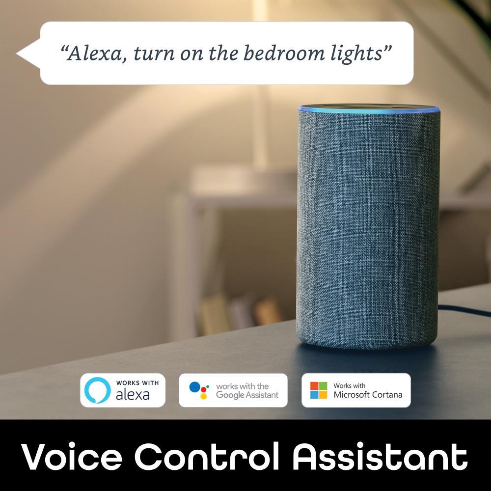 Geeni Smart LED Light Bulb 3-Pack  A19 WiFi Dimmable Soft White 800 Lumens, Works with Alexa & Google Assistant, Voice Control, Energy Efficient Smart Bulbs