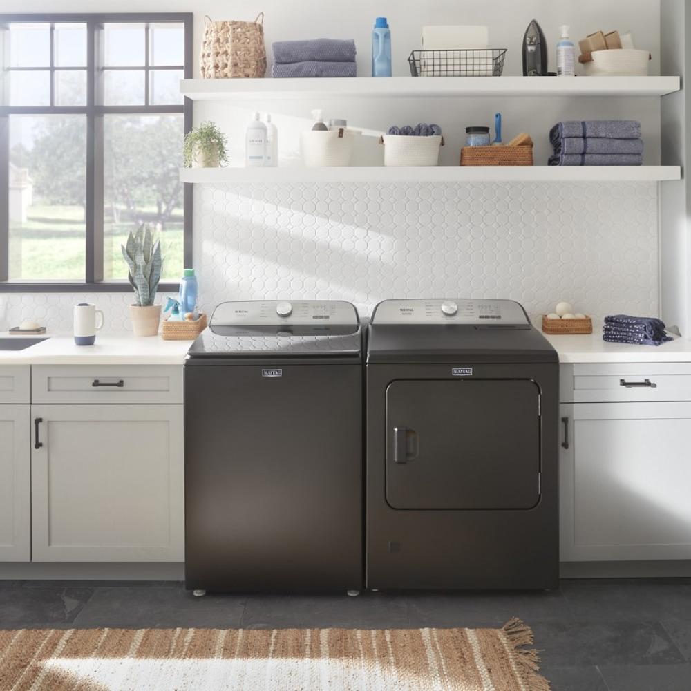 Maytag MVW6500MBK 4.7 Cu. Ft. Volcano Black Pet-Pro Top-Load HE Electric Washer