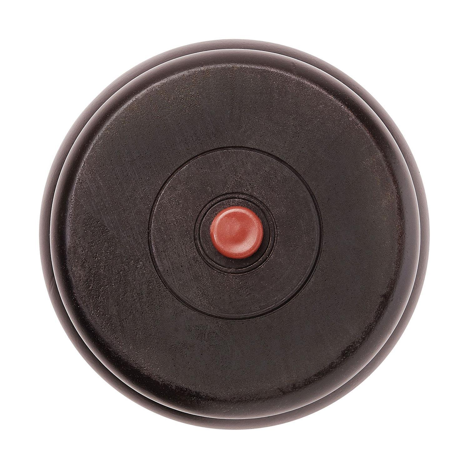 Architectural Products by Outwater L.L.C. 4 in x 4-7/8 Solid Hardwood Round Bun Foot. 1 Piece