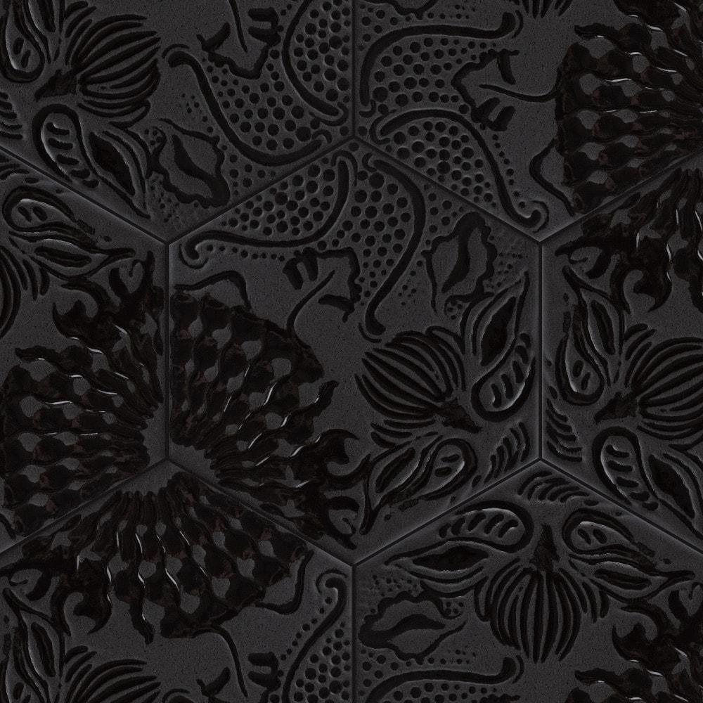 Gaudi Hex 9" x 10" Porcelain Patterned Wall & Floor Tile