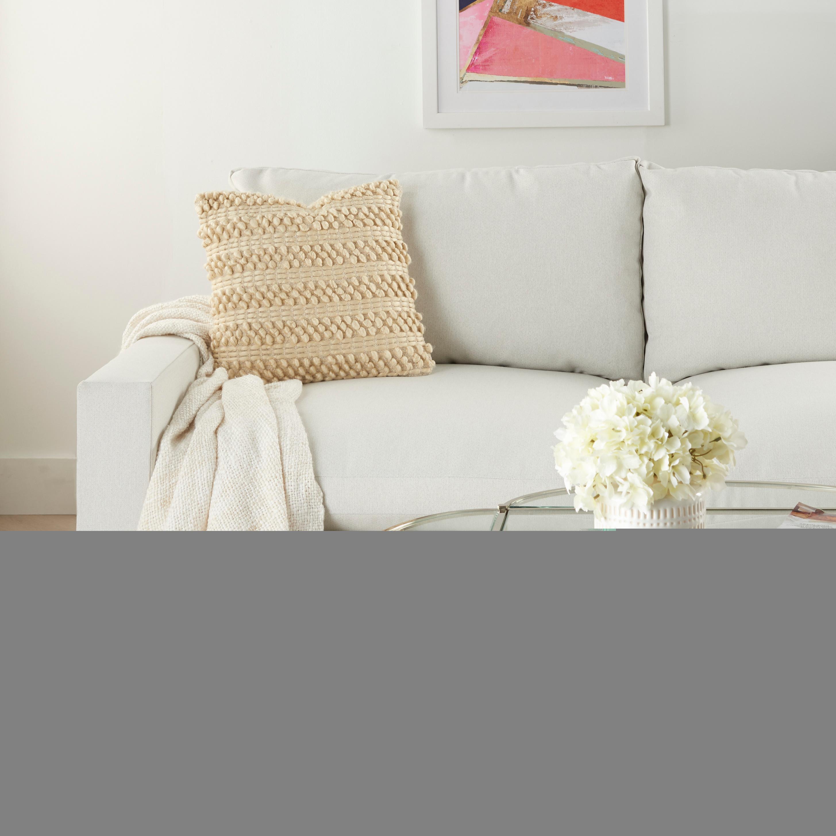 Mina Victory Striped Throw Pillow With Texture