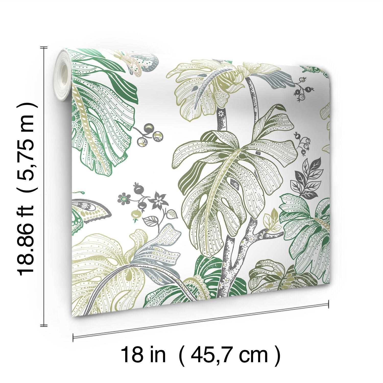 Boho Palm Peel and Stick Wallpaper