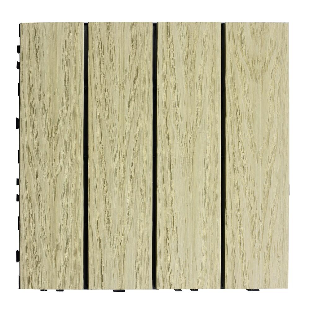 UltraShield Naturale Composite 12" x 12" Interlocking Deck Tile