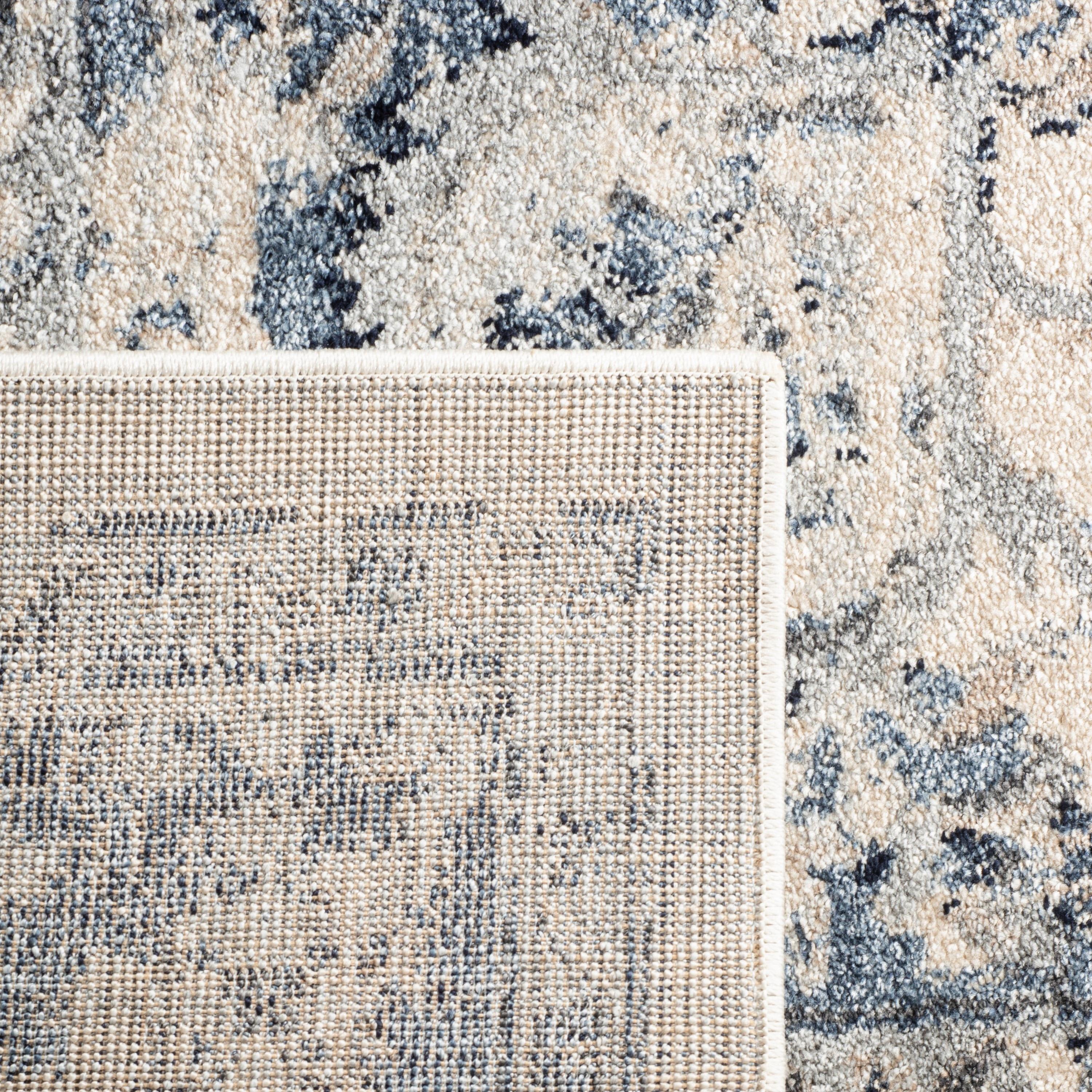 Charleston CHL411 Loomed Indoor Runner Rug - Ivory/Navy - 2'x8' - Safavieh