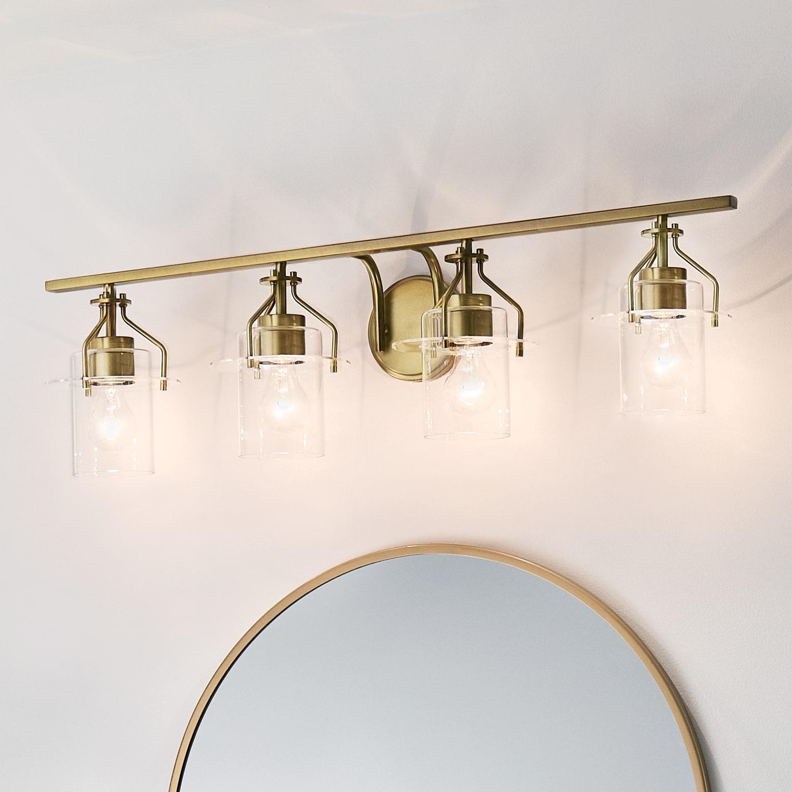 Kichler Lighting Everett 4 - Light Vanity in  Brushed Brass