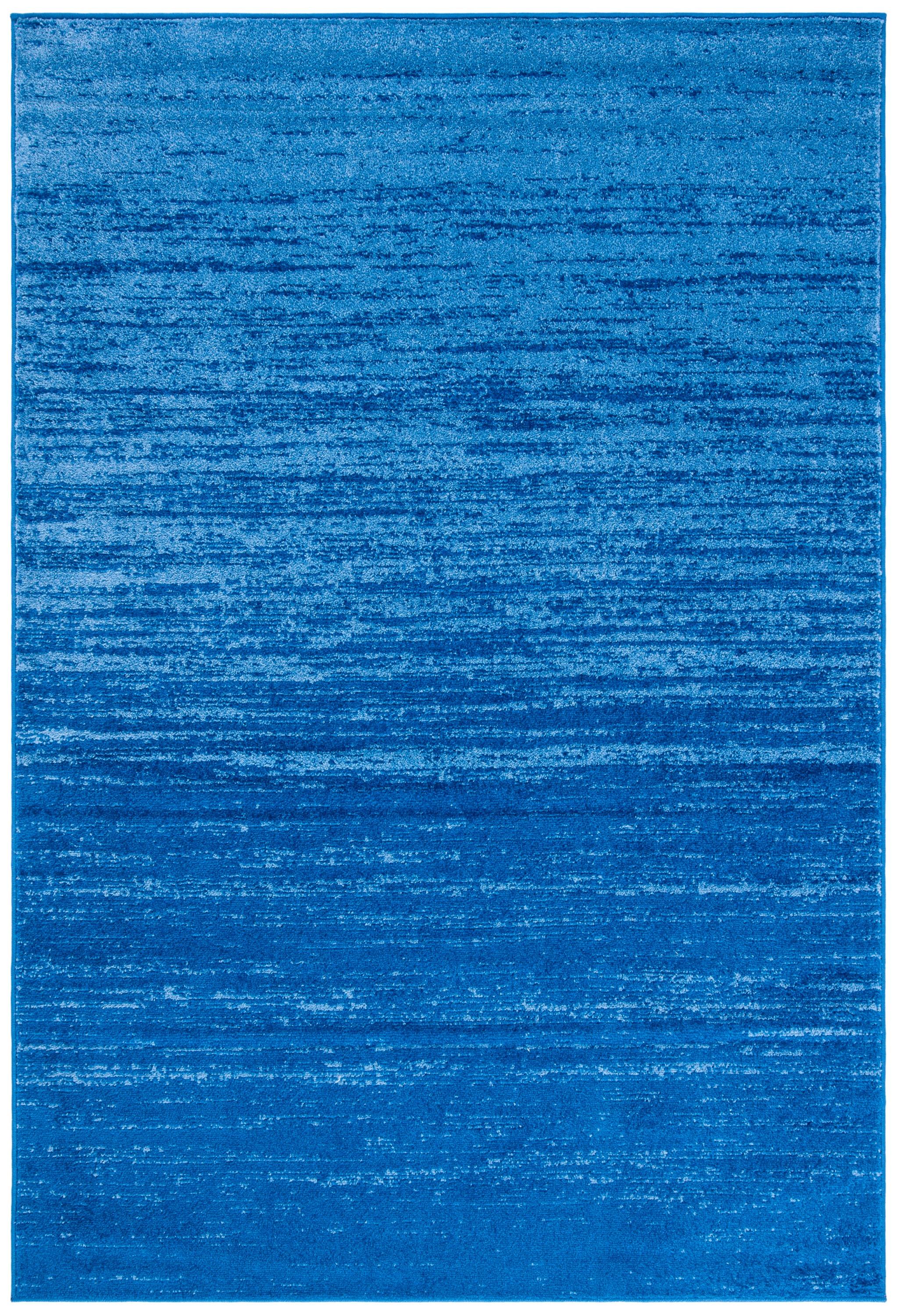 SAFAVIEH Adirondack Esmond Striped Area Rug, Light Blue/Dark Blue, 6' x 9'