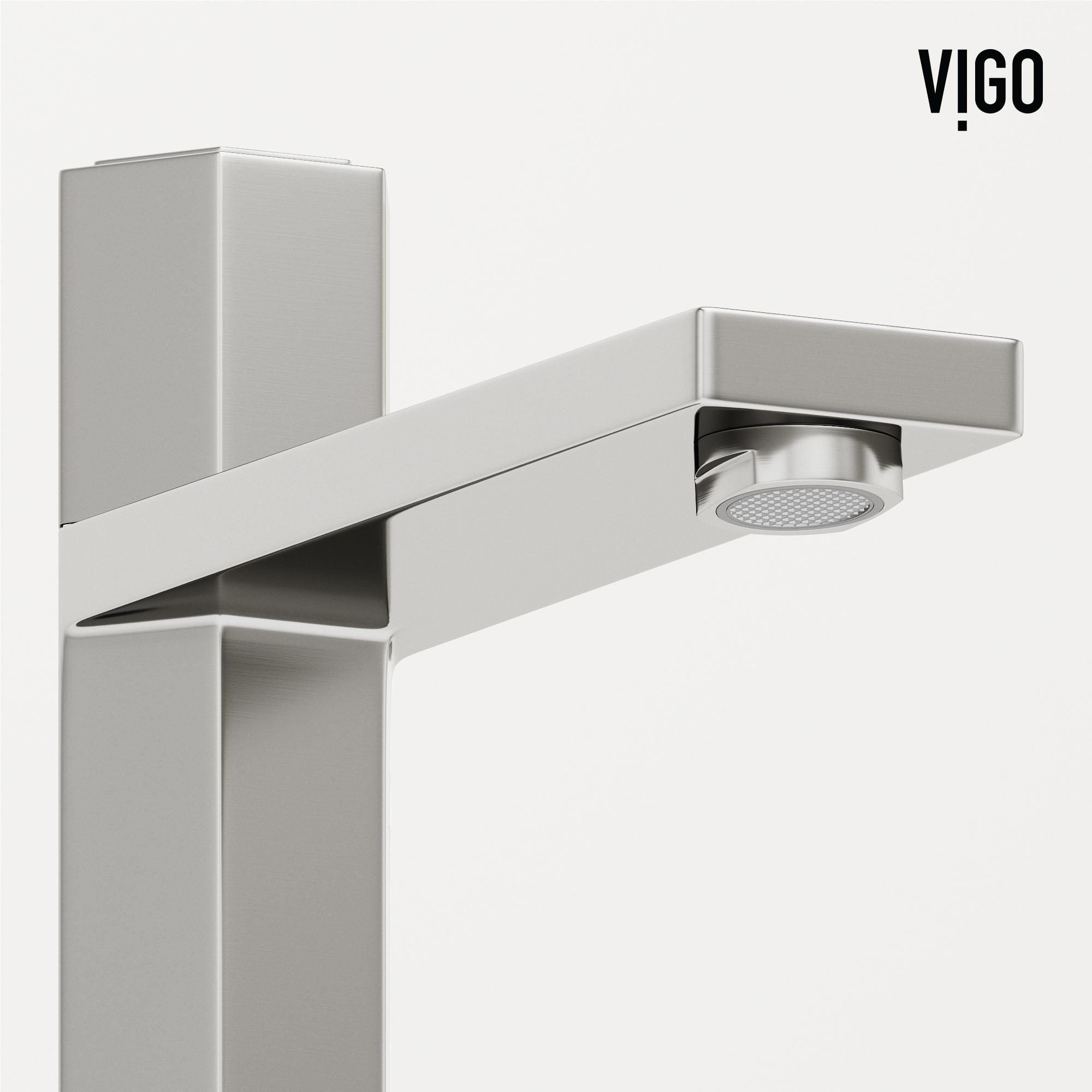 Nova 10" H Single Handle Vessel Sink Bathroom Faucet