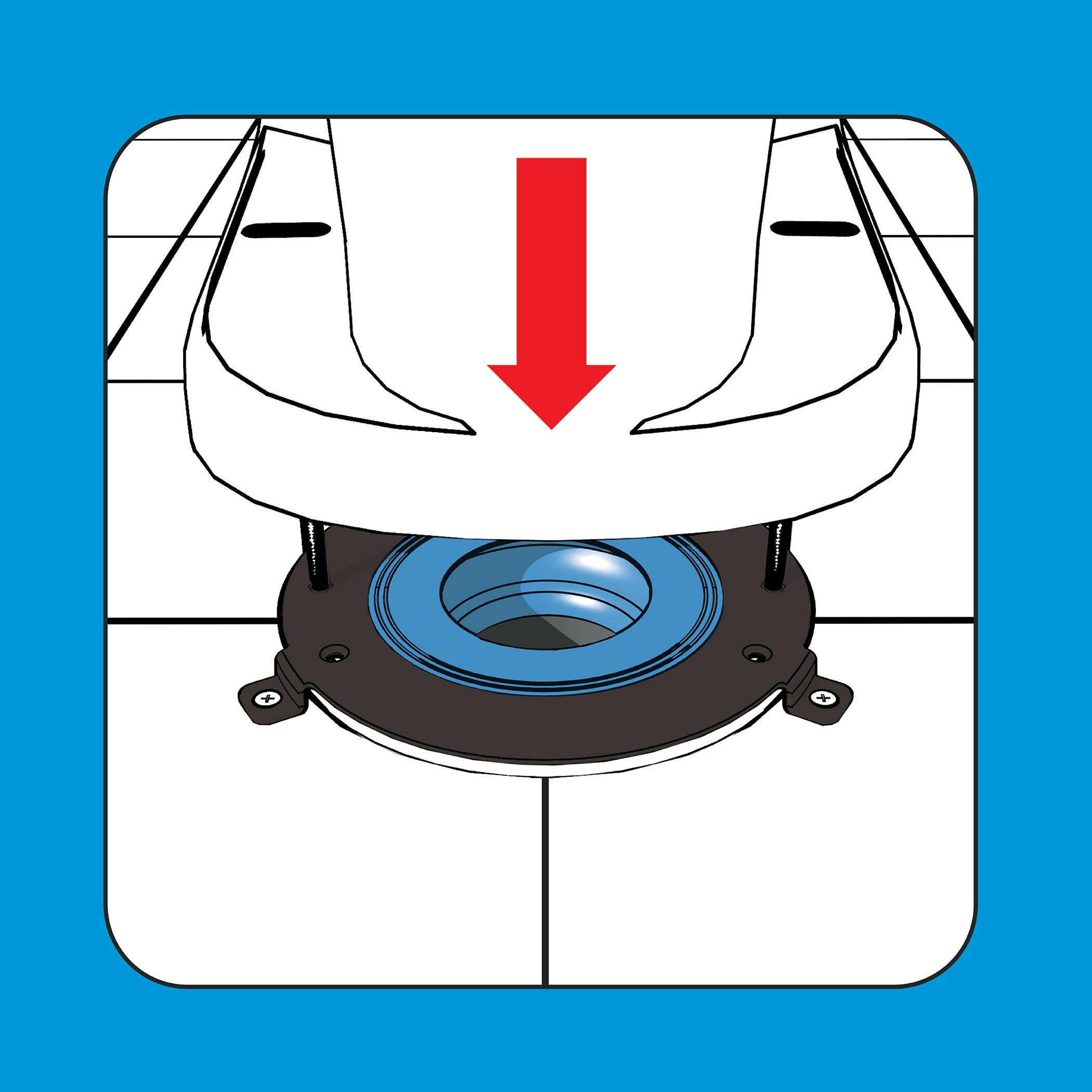 Danco Hydroseat Toilet Flange Repair Kit, New (10672X)