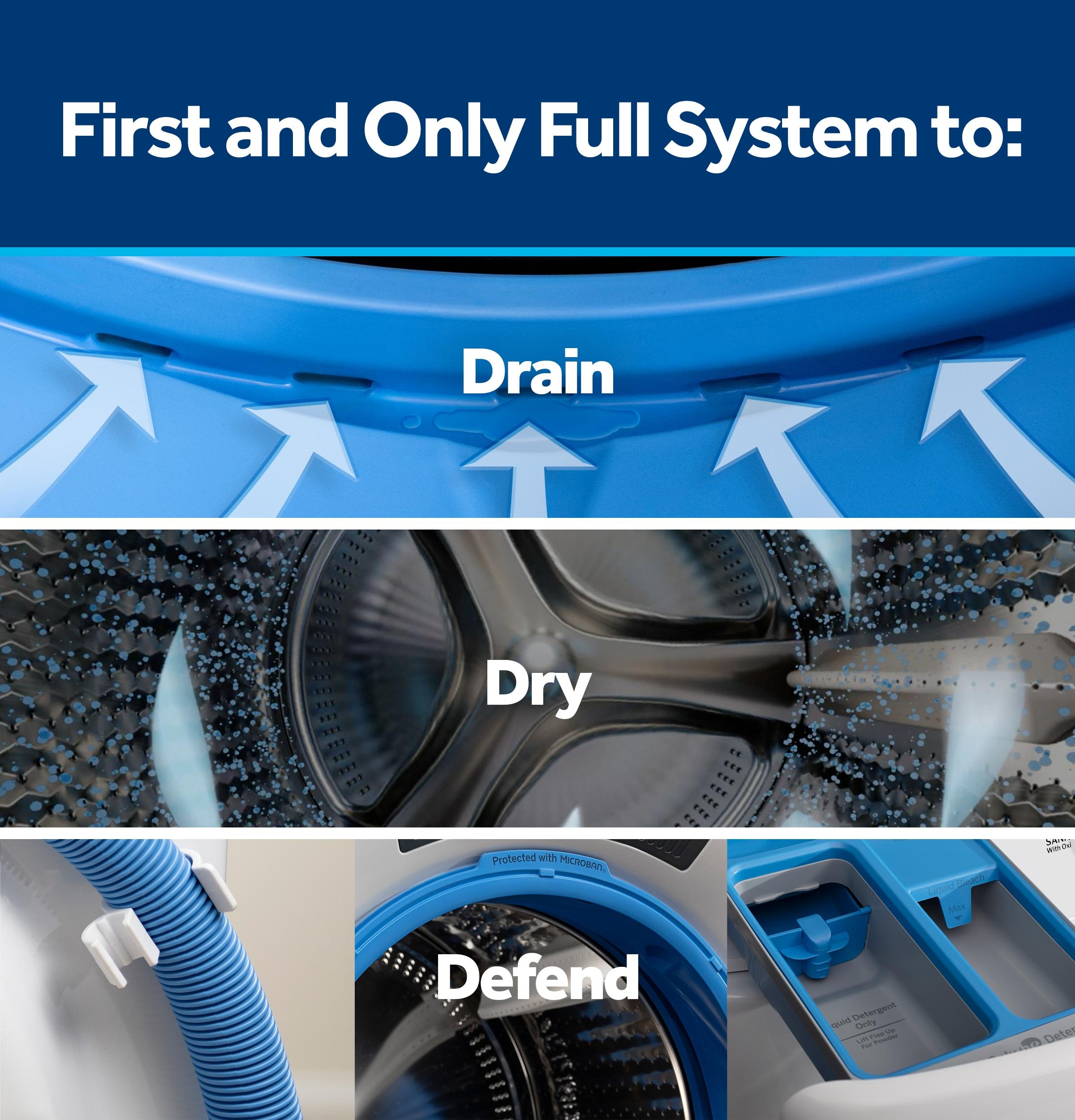 GE Appliances 5 Cubic Feet Energy Star Front Load Washer with Steam Wash