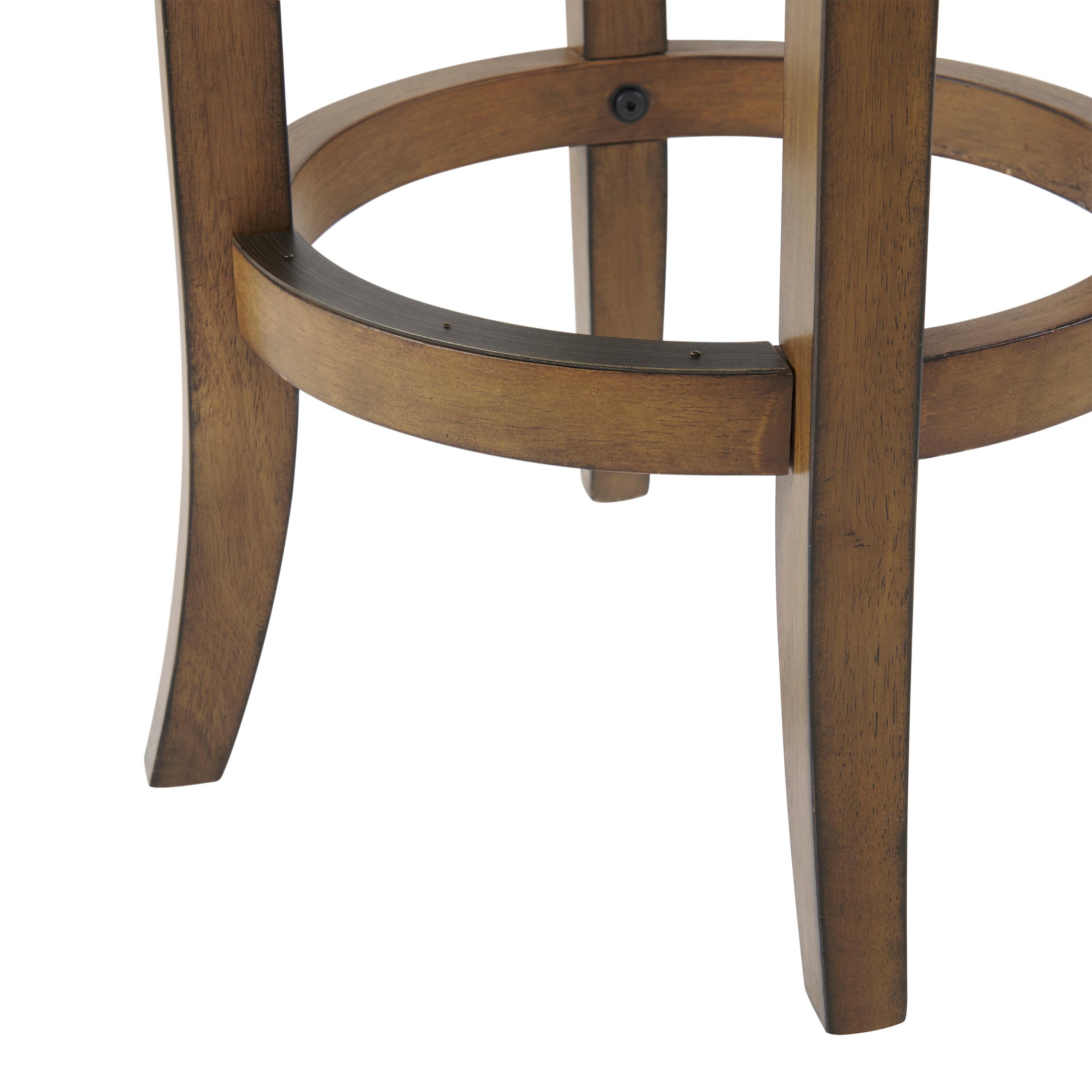 Natick Solid Rubber Wood Counter And Bar Stool