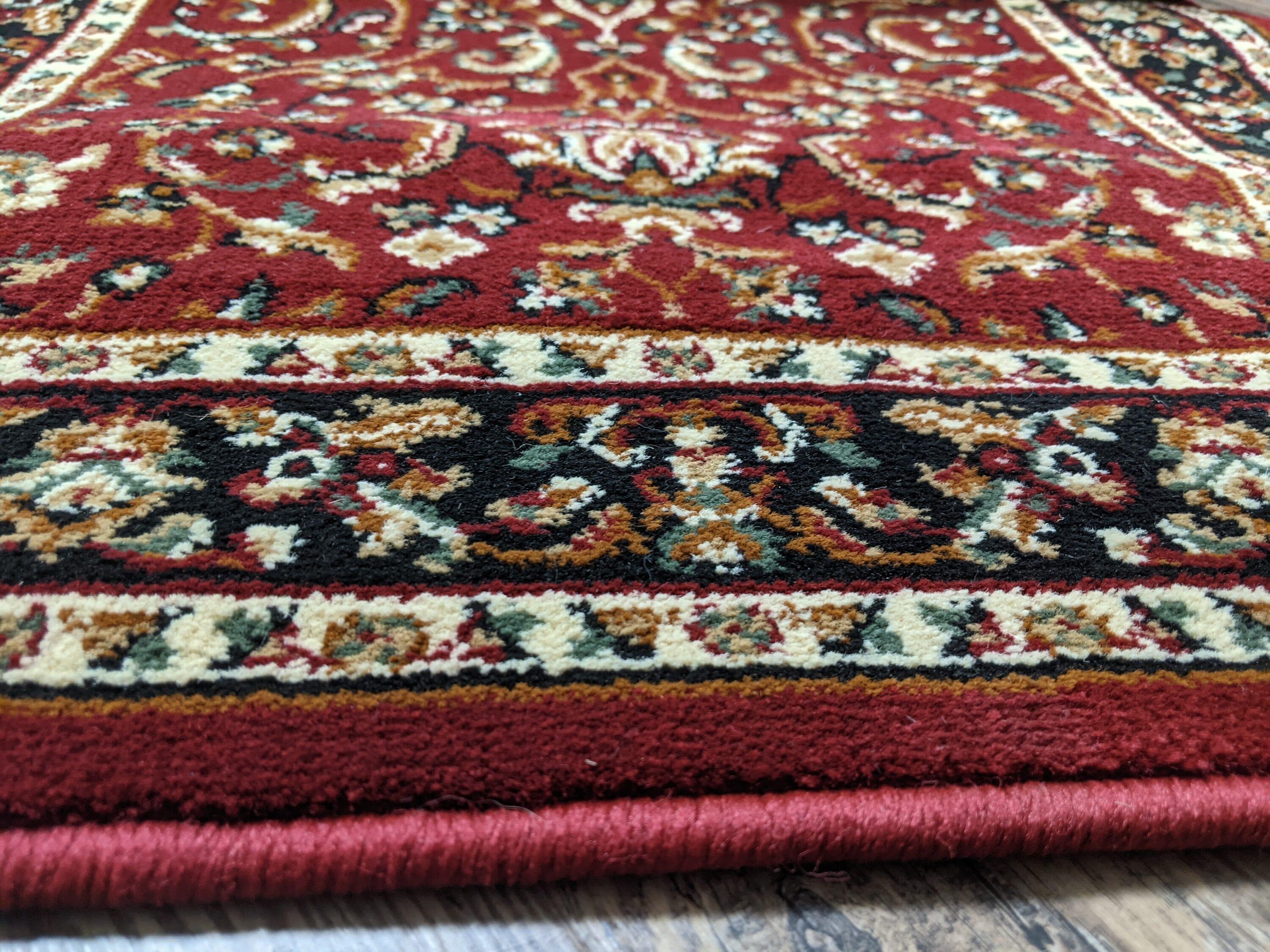 Noble Burgundy 3 ft. x 5 ft. Traditional Floral Oriental Area Rug
