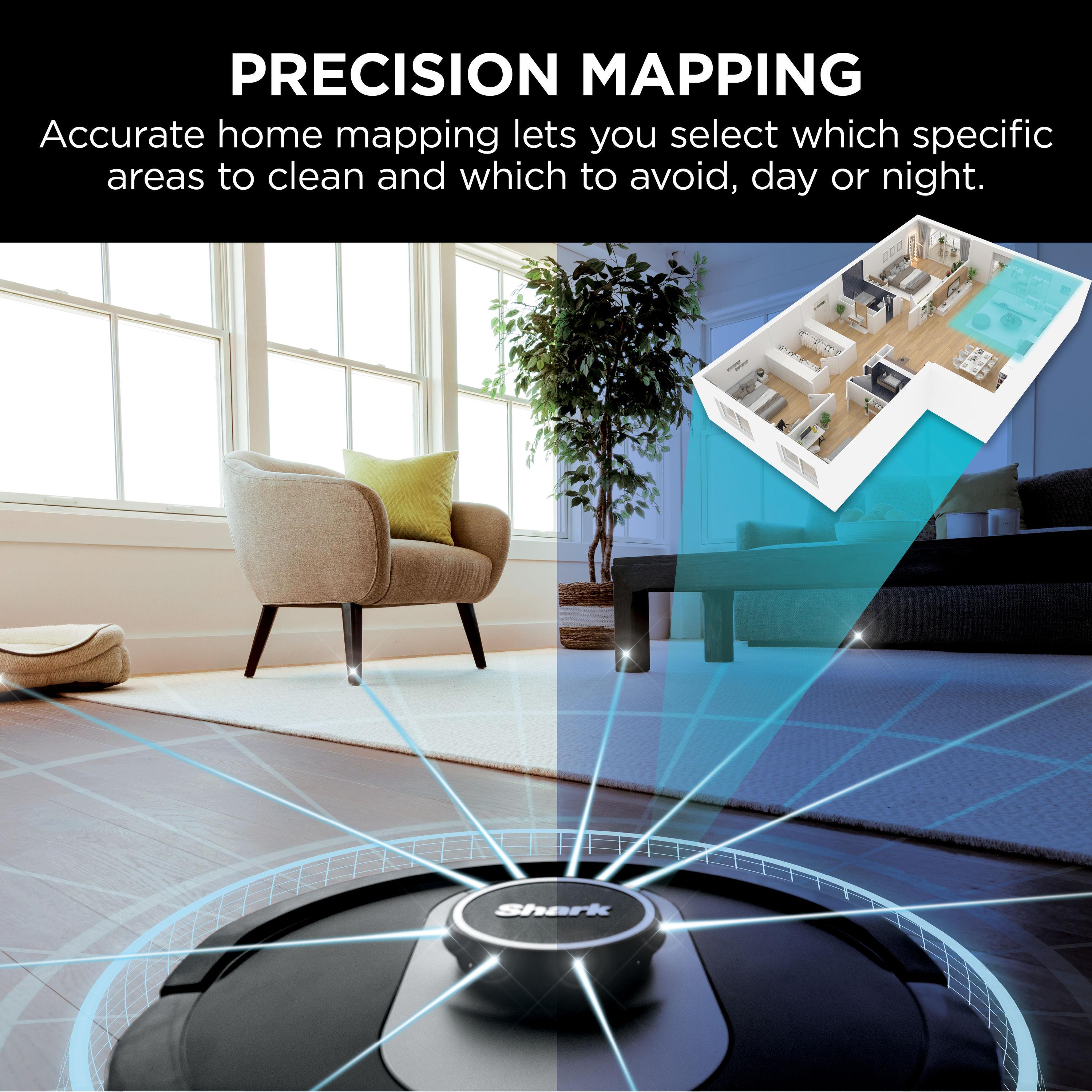 Shark AI Ultra Robot Vacuum with XL HEPA Self-Empty Base, LIDAR Navigation, Wi-Fi Connected - Black