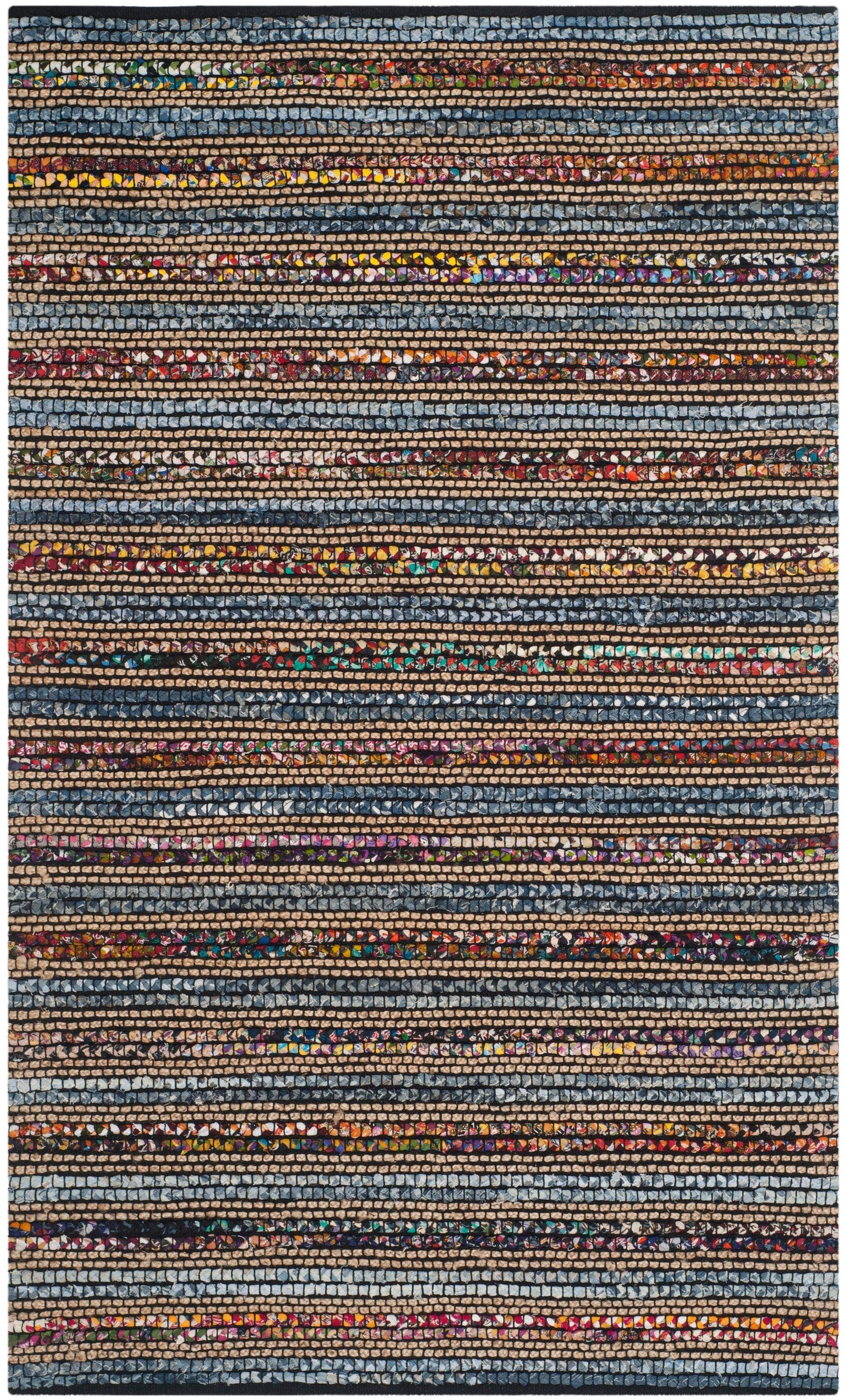 Cape Cod CAP361 Hand Woven Area Rug - Blue/Multi - 5'x8' - Safavieh.