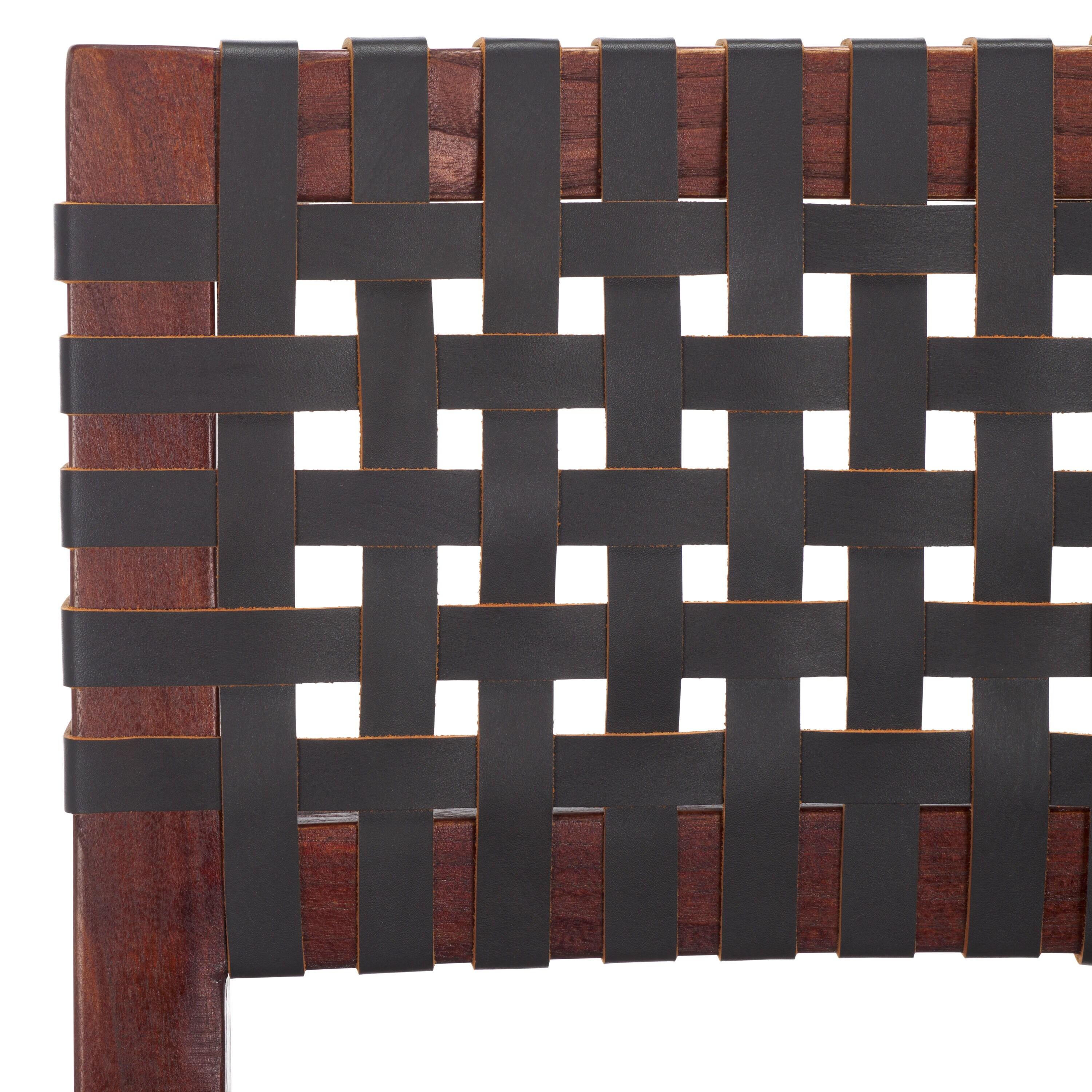 Capri Counter Stool - BST1009 - Brown/Brown - Safavieh