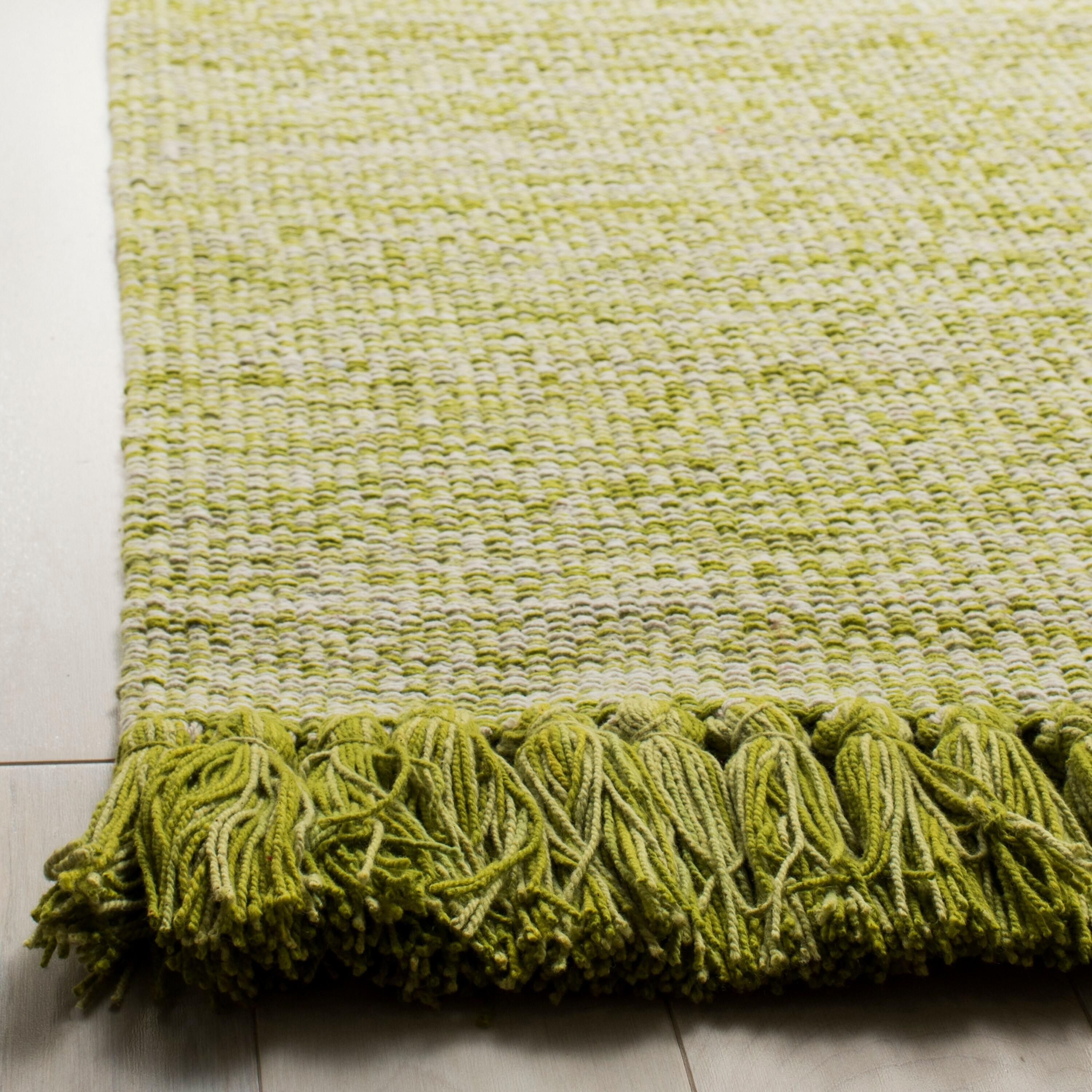 Montauk MTK610 Hand Woven Indoor Area Rug - Olive/Green - 5'x8' - Safavieh.