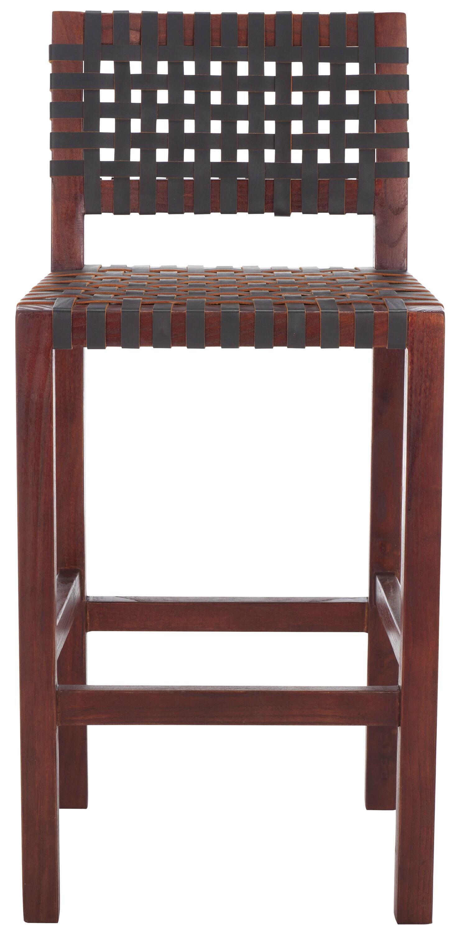 Capri Counter Stool - BST1009 - Brown/Brown - Safavieh