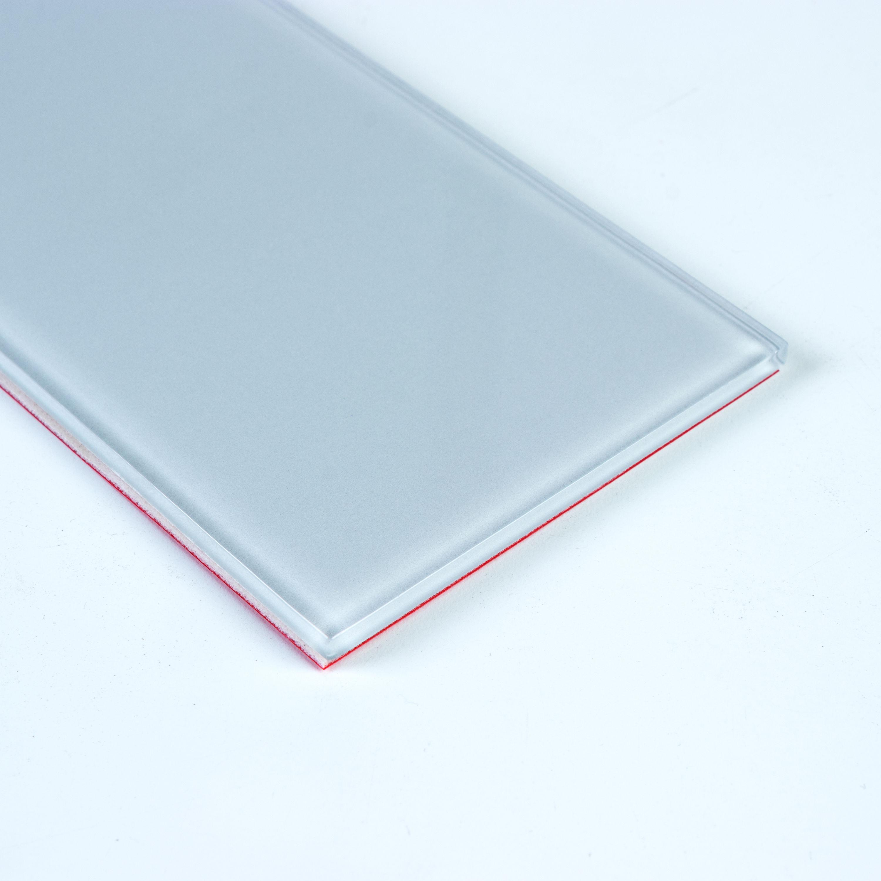 3'' W x 6'' L Glass Peel and Stick Subway Tile