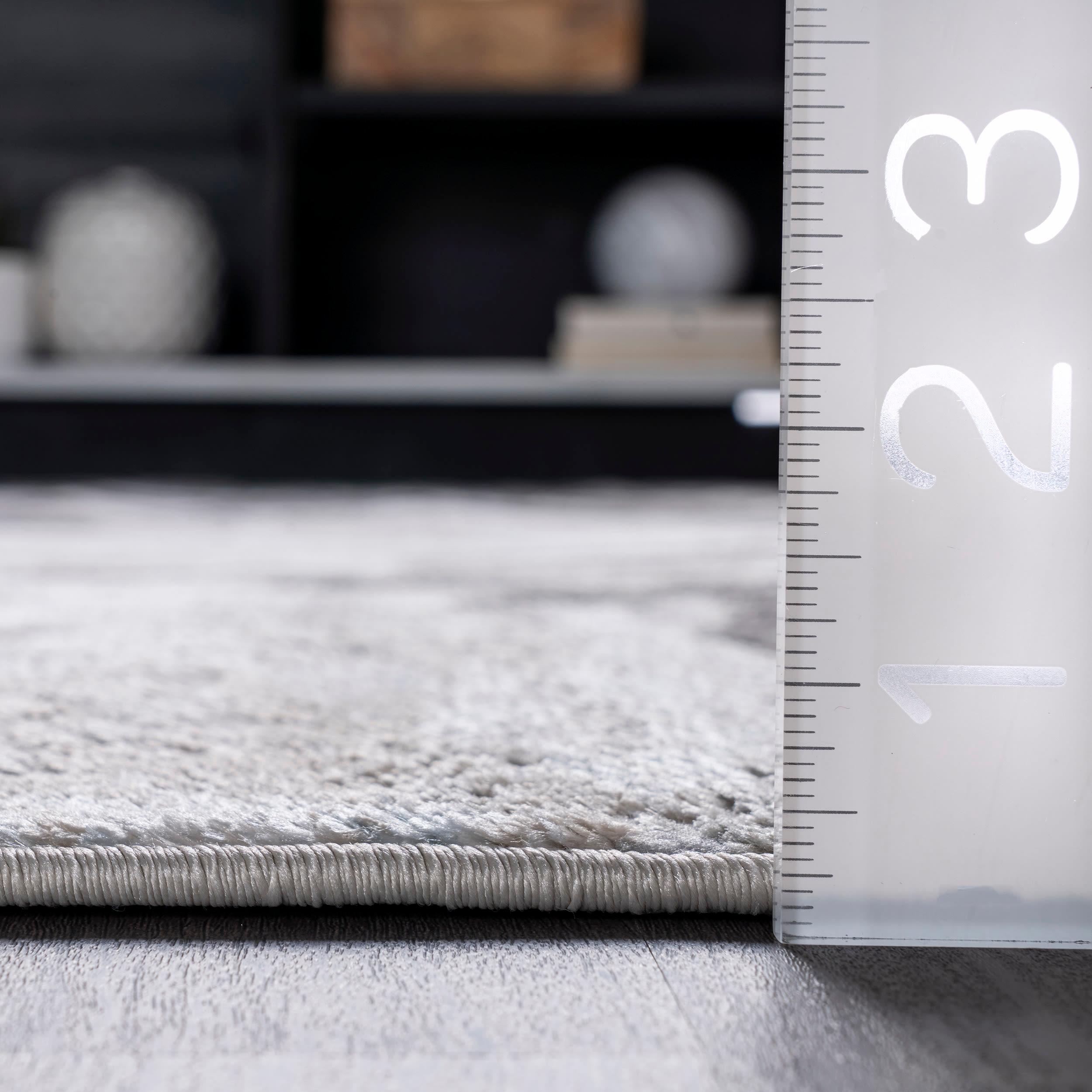 Nuloom Drea Marble Abstract Indoor Area Rug, Gray, 4'3"x6'3"