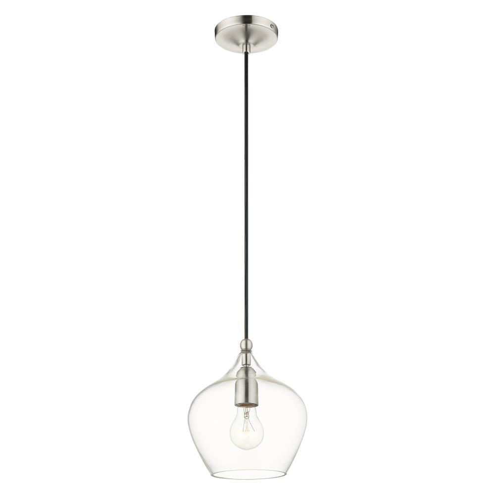 Livex Lighting Pendants 1 - Light Pendant in  Brushed Nickel