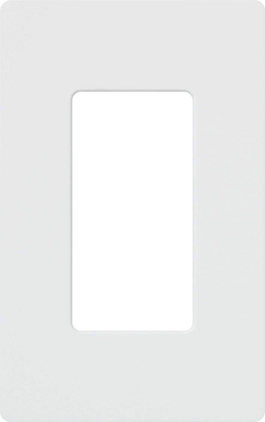 Lutron Cw-1-Wh 1-Gang Claro Wall Plate, White