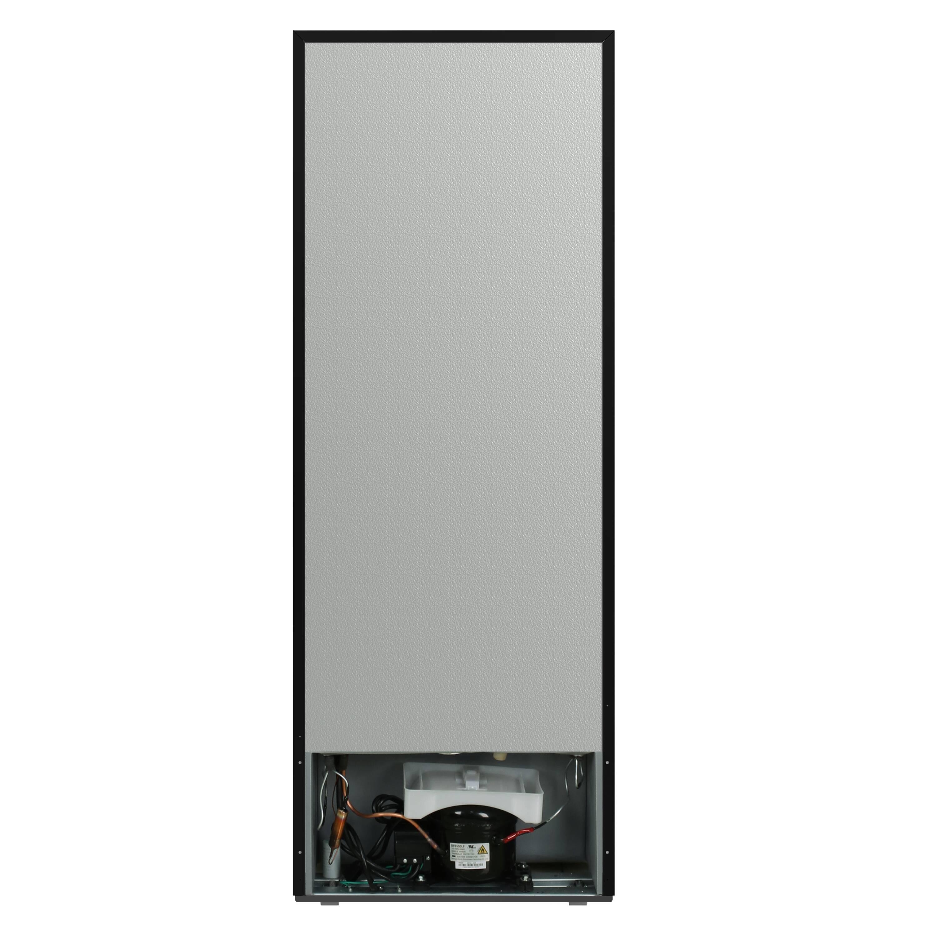 ARCTIC CHEF - 10 Cu Ft Top-Freezer Apartment-size Retro Refrigerator - Black